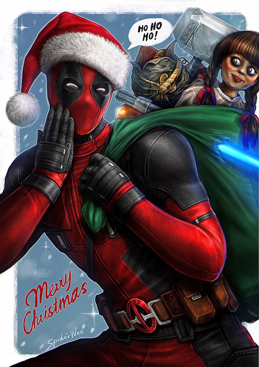 Deadpool Christmas Wallpapers