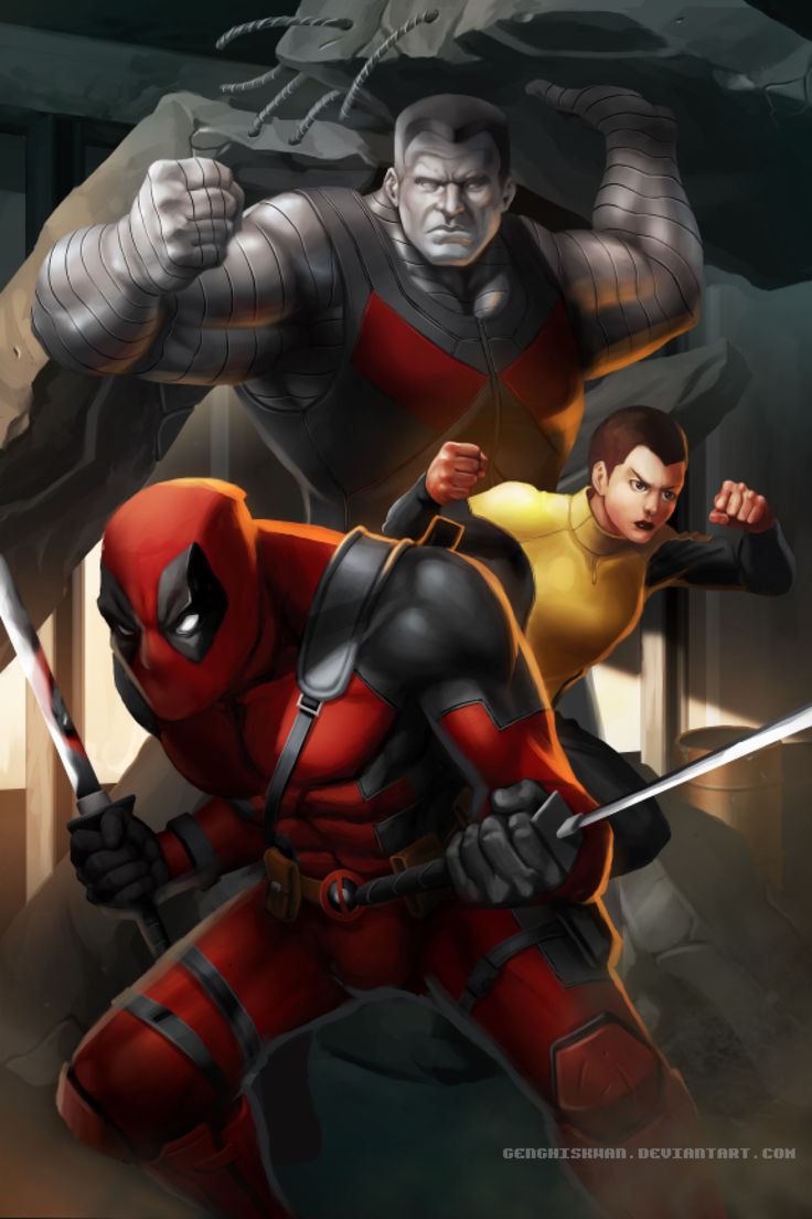 Deadpool Colossus Teenage Warhead Artwork Wallpapers