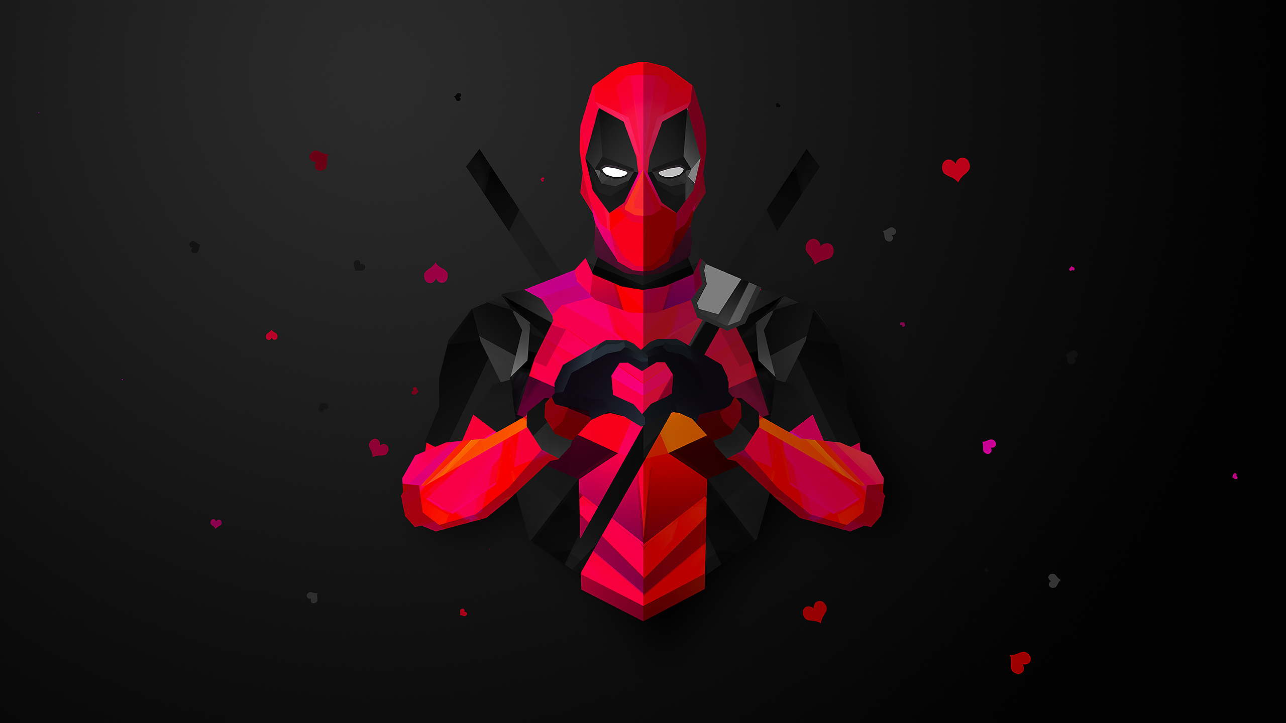 Deadpool Flat Digital Art Wallpapers