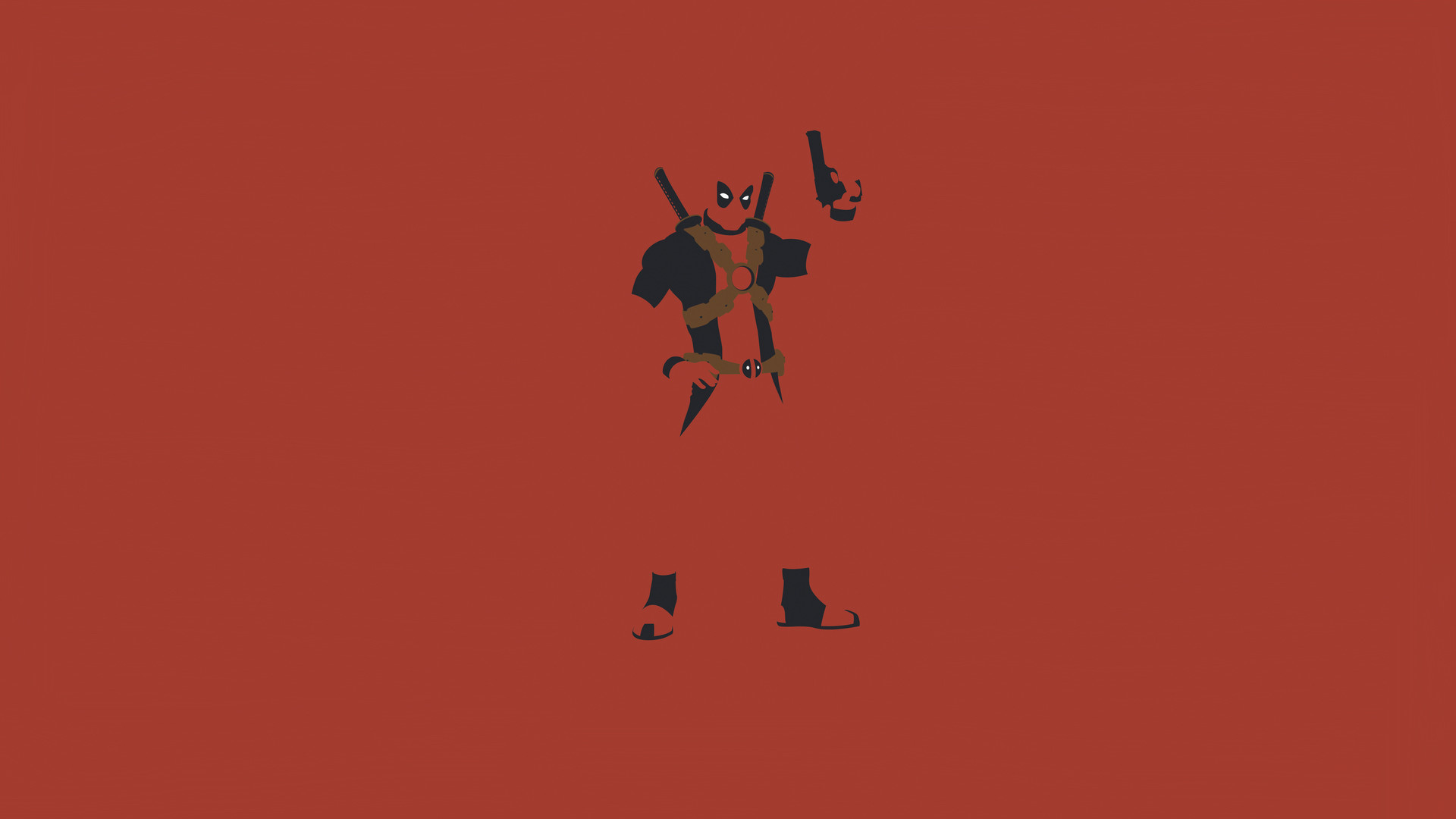 Deadpool Flat Digital Art Wallpapers