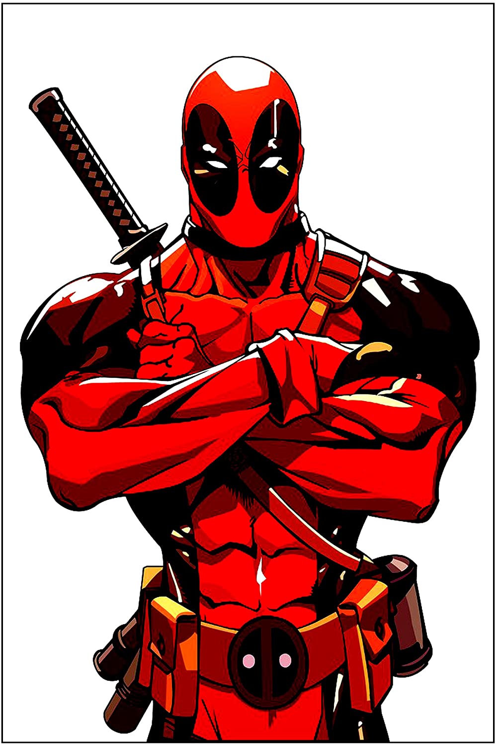 Deadpool Flat Digital Art Wallpapers