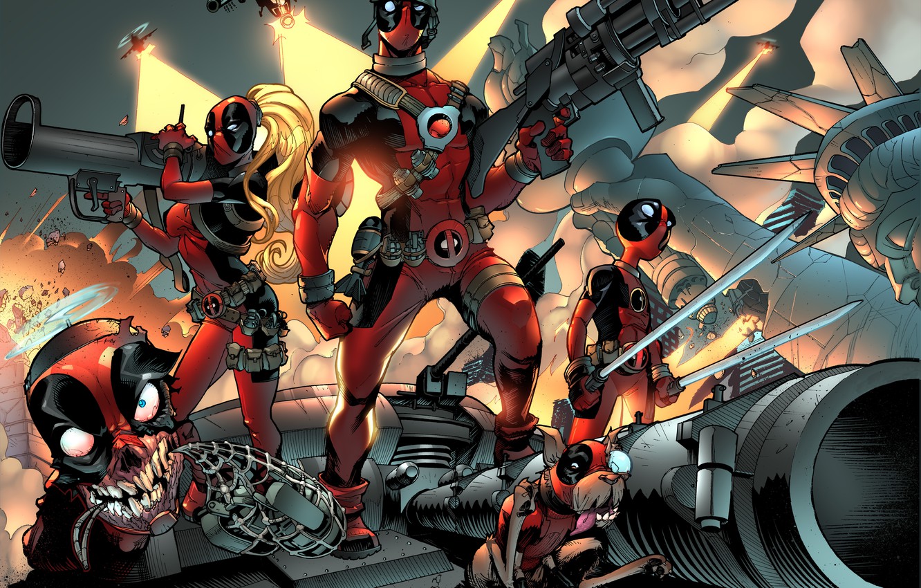 Deadpool Marvel Comic Art Wallpapers