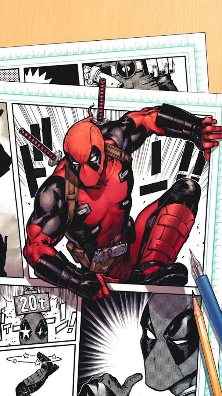 Deadpool Marvel Comic Art Wallpapers