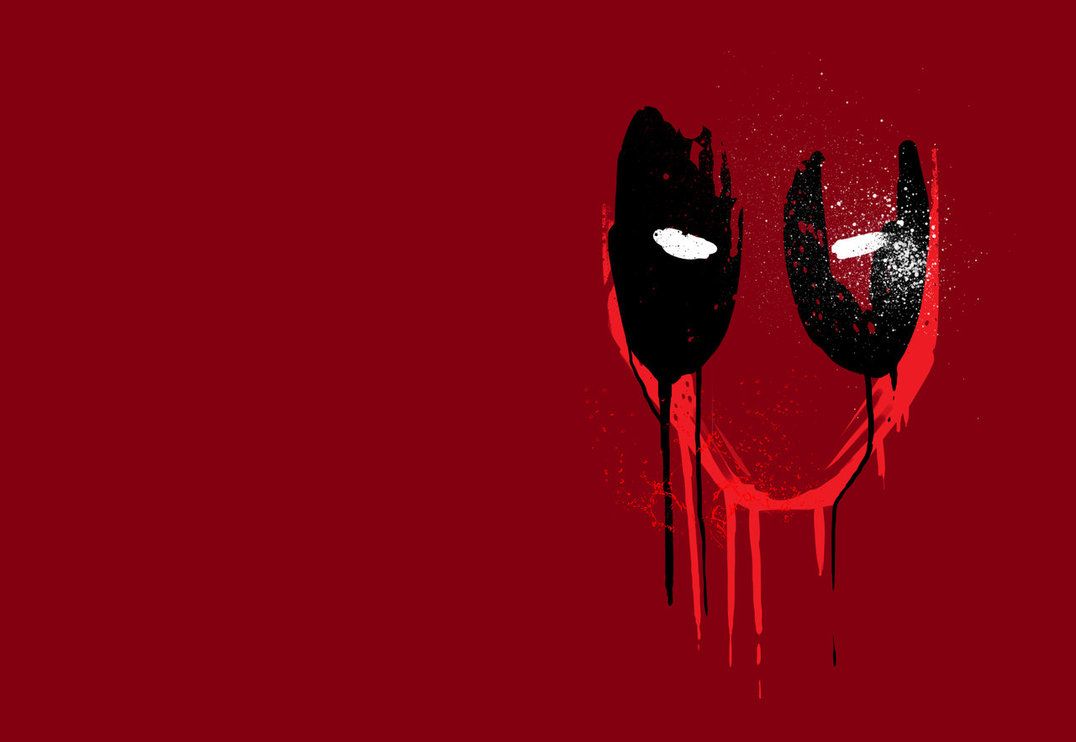 Deadpool Neon Minimal Wallpapers