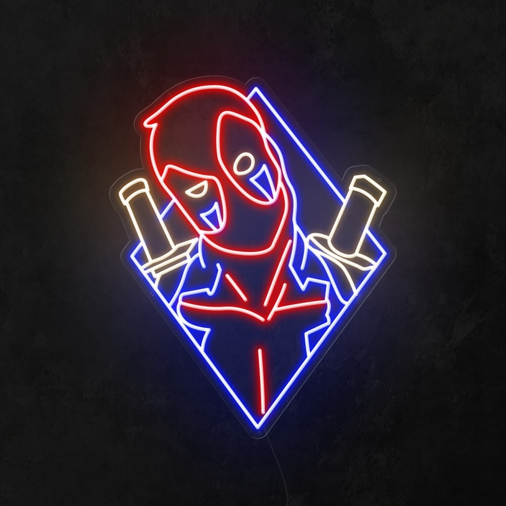 Deadpool Neon Minimal Wallpapers