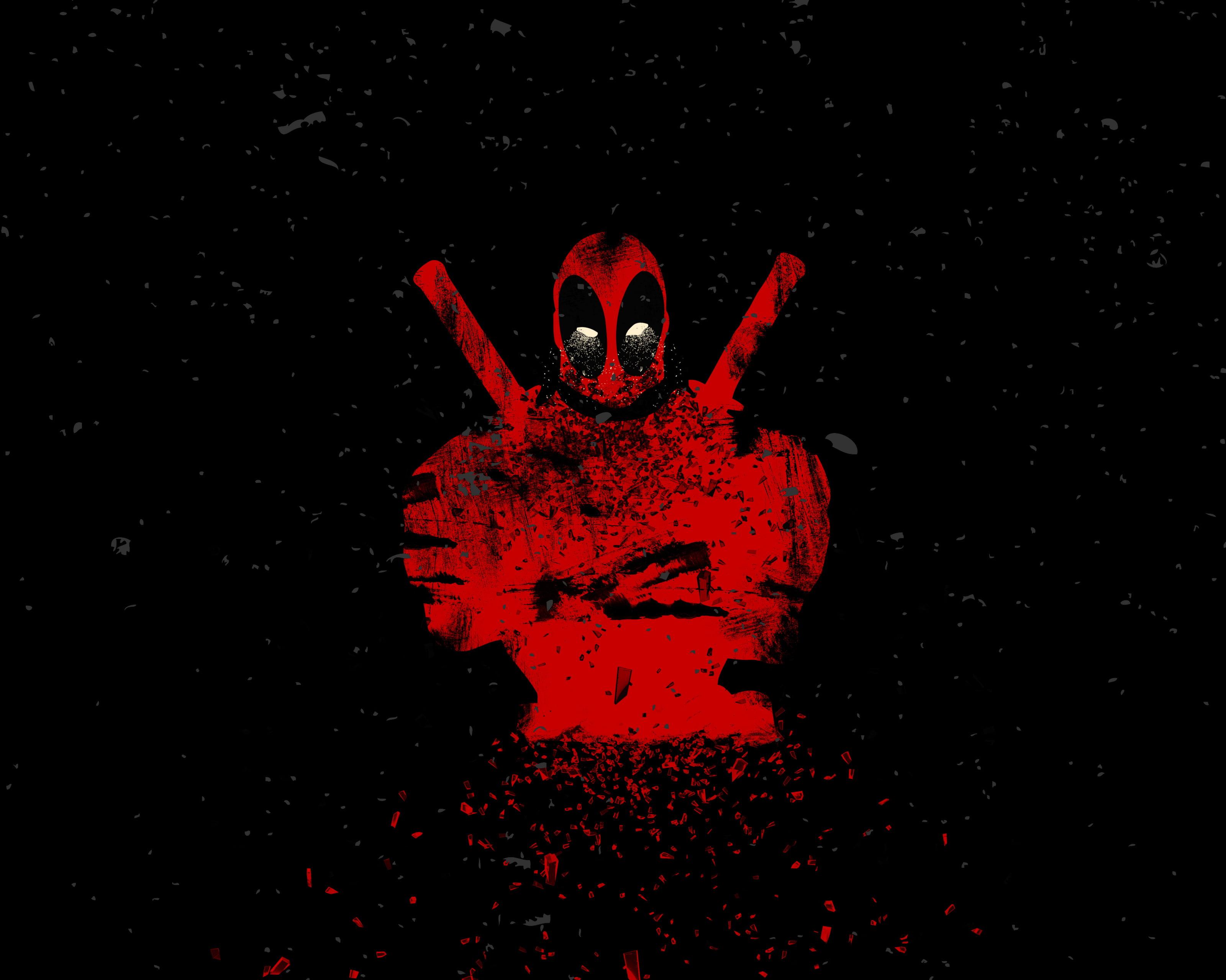 Deadpool Neon Minimal Wallpapers