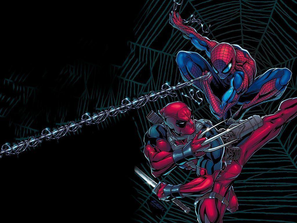 Deadpool Spiderman Wallpapers