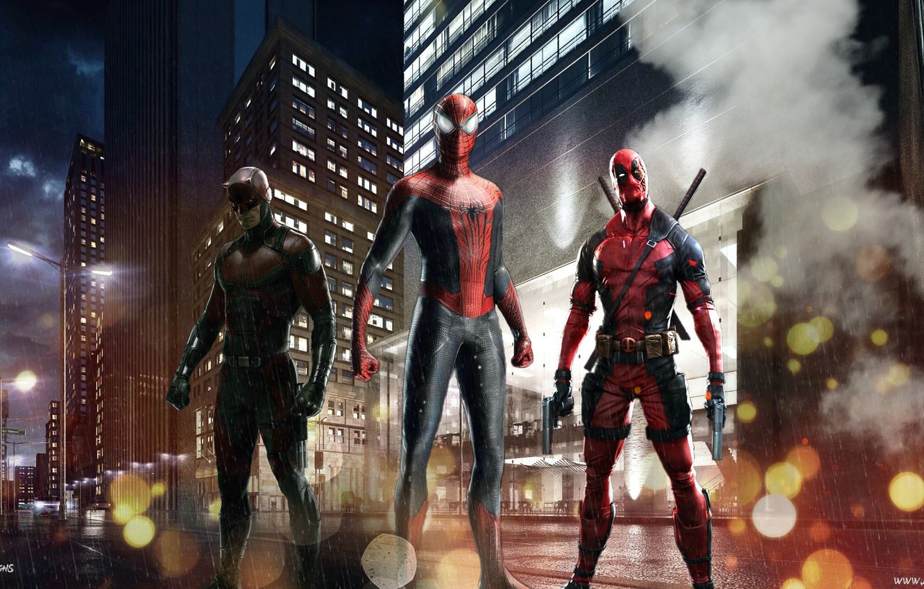 Deadpool Spiderman Wallpapers