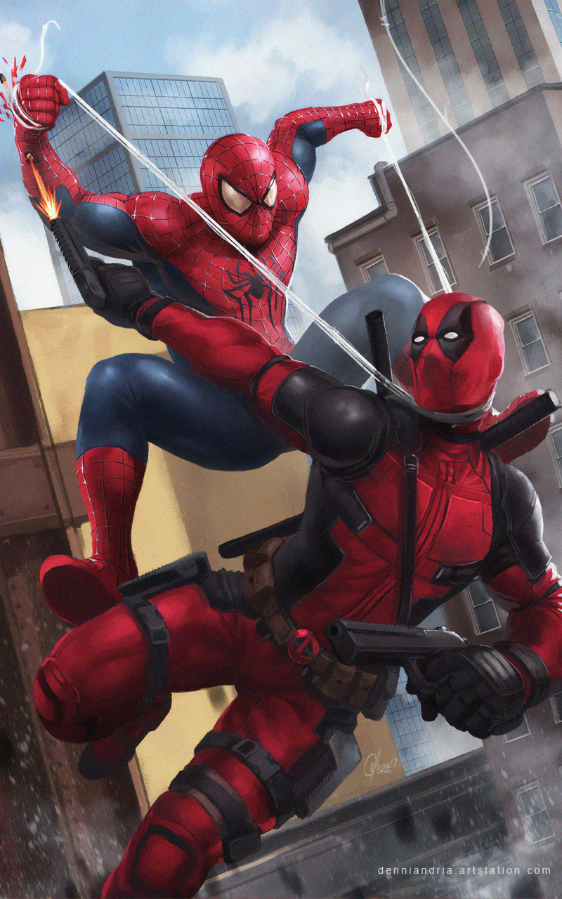 Deadpool Spiderman Wallpapers