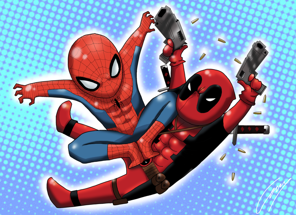 Deadpool Spiderman Wallpapers