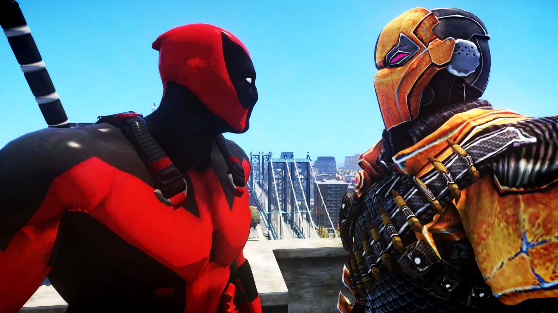 Deadpool Vs Deathstroke Stop Motion Wallpapers