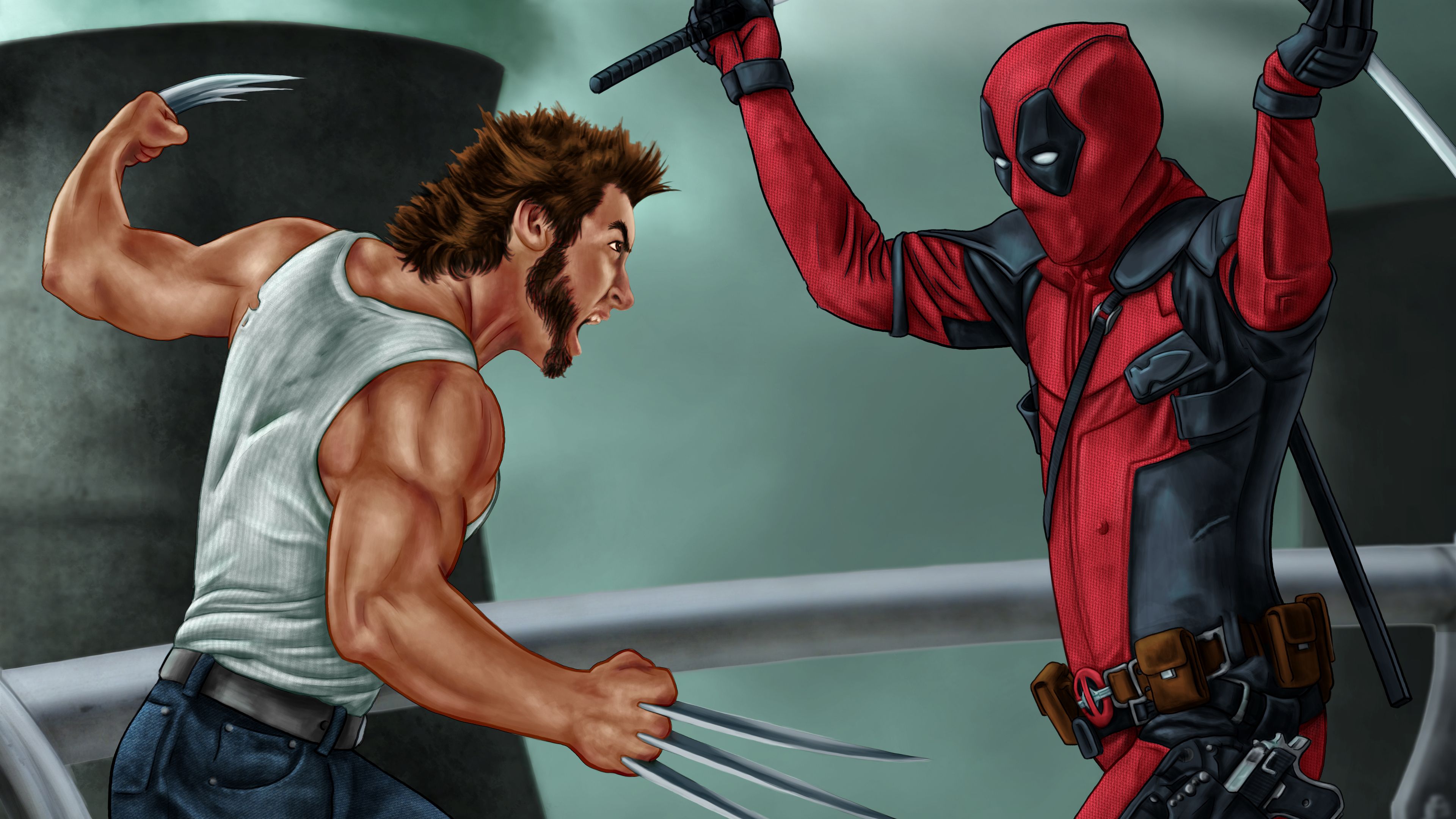 Deadpool Vs Wolverine Wallpapers