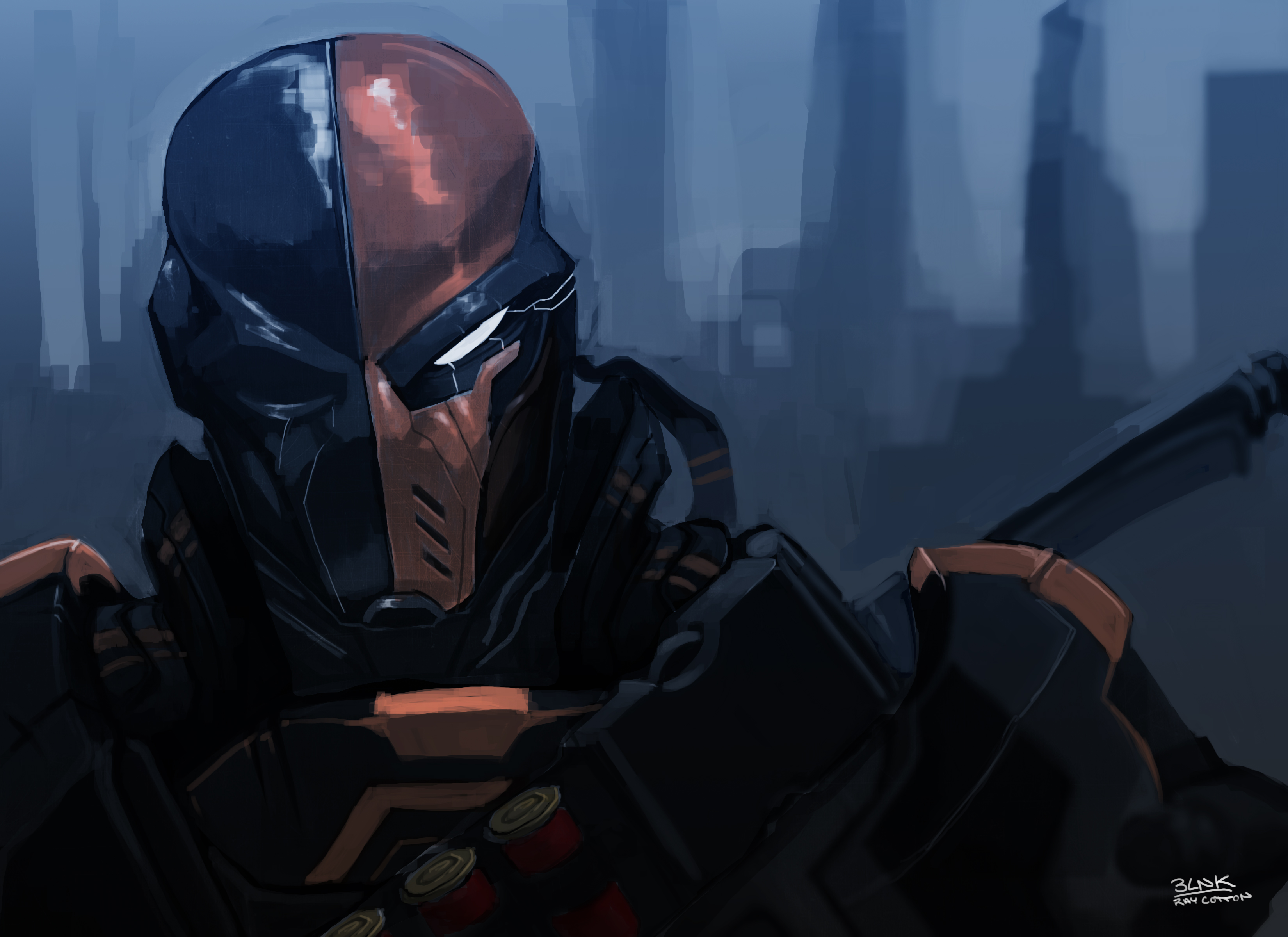 Deathstroke 4K Art Wallpapers