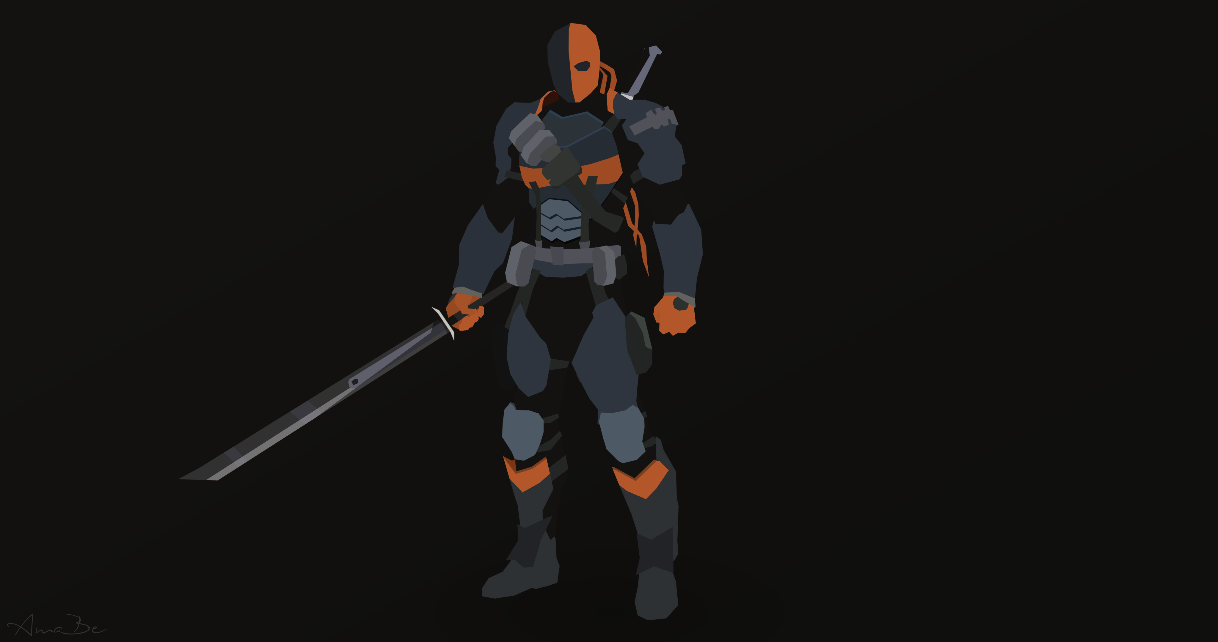 Deathstroke Minimalist Wallpapers