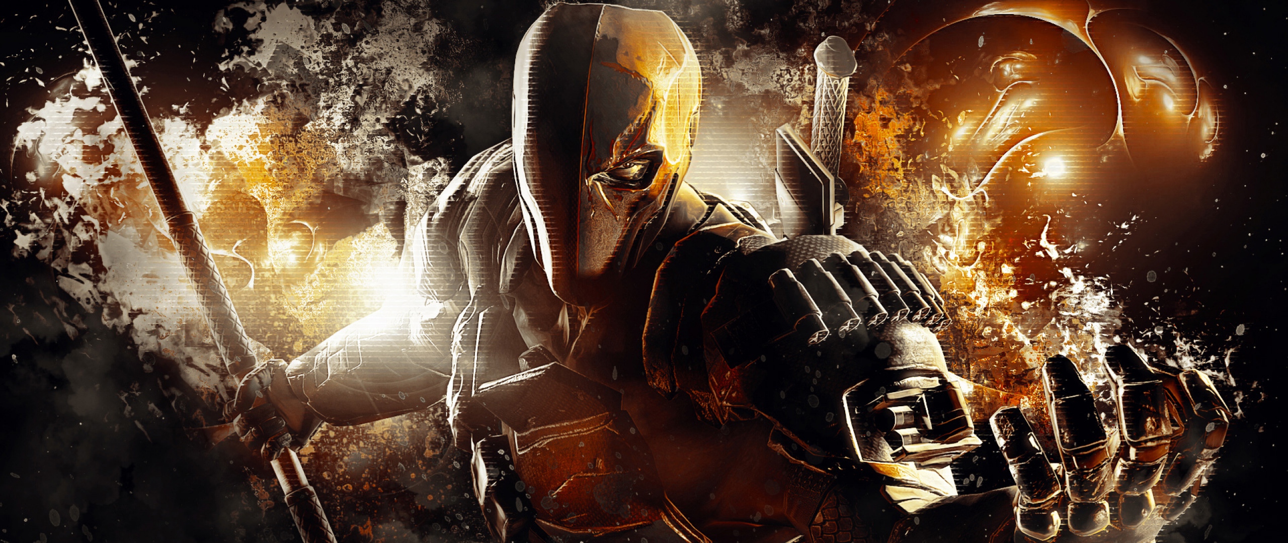 Deathstroke Splash Art Wallpapers