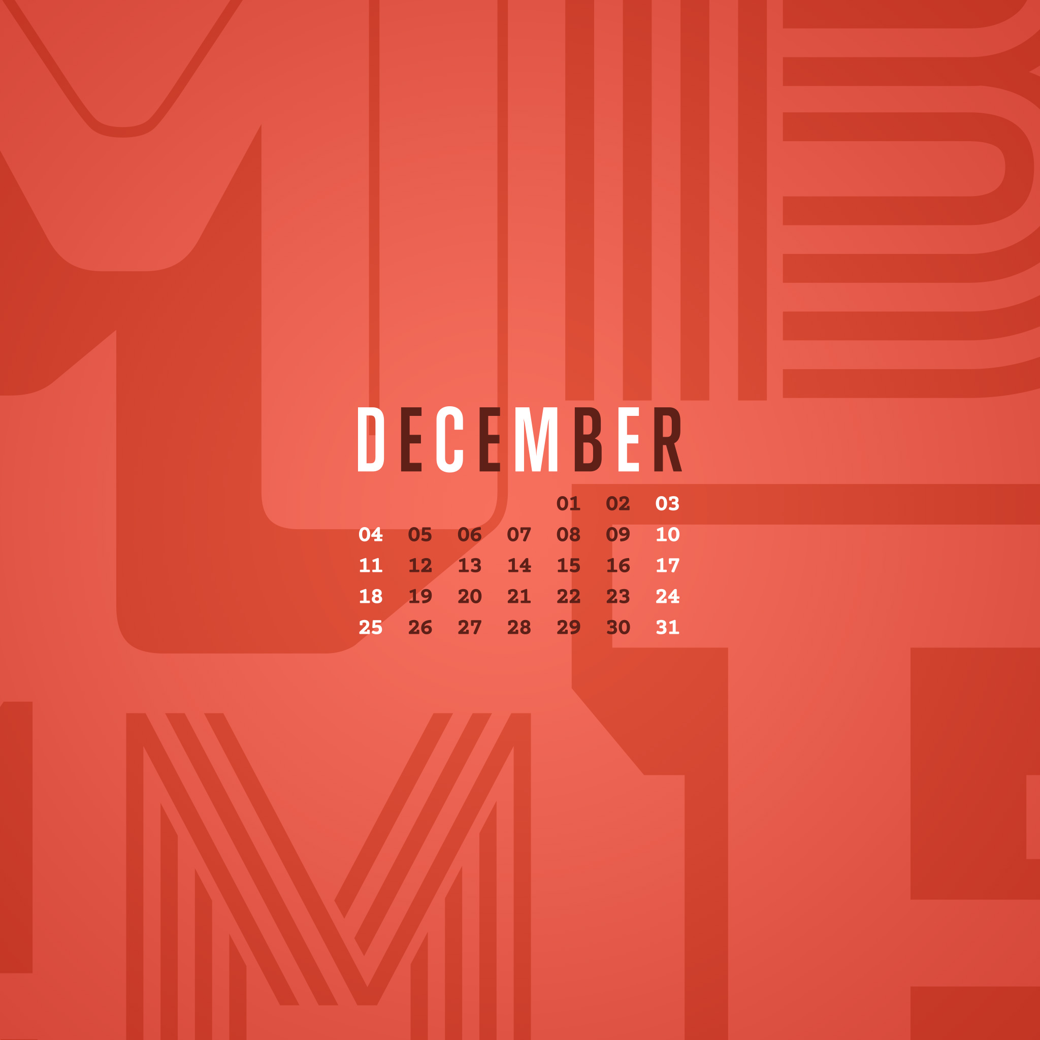 December 2016 Wallpapers