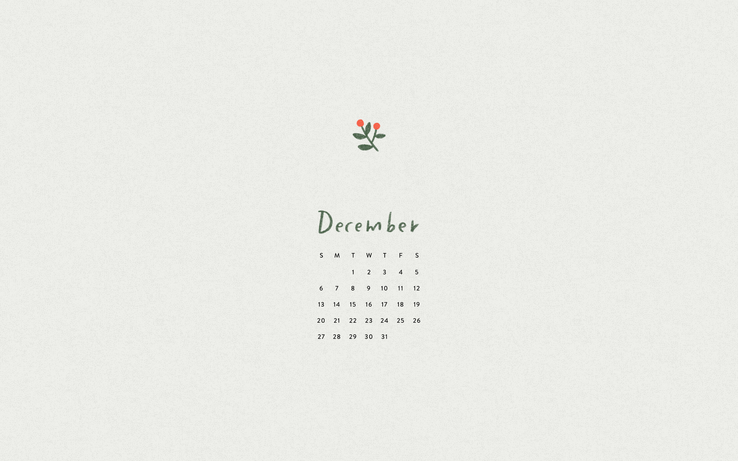 December 2020 Calendar Wallpapers