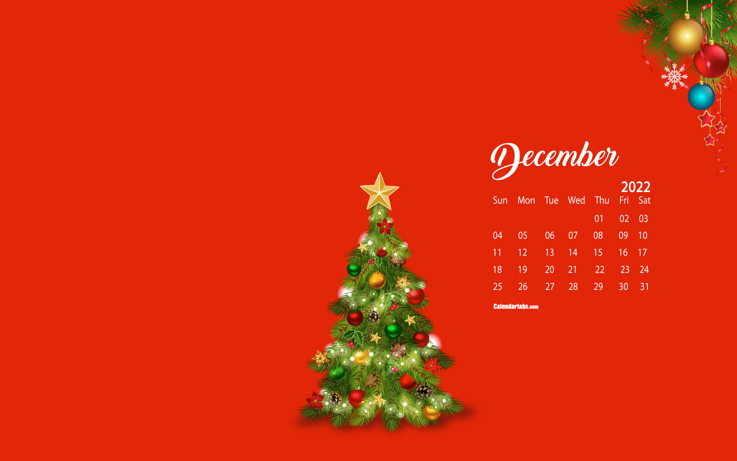 December Calendar Wallpapers