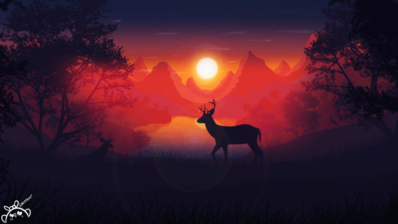 Deer Antler Wallpapers