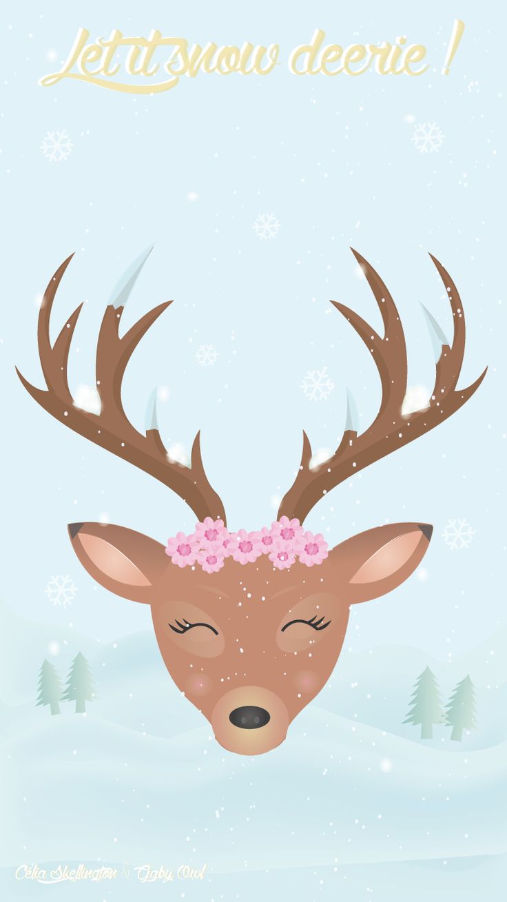 Deer In Snow Wallpapers