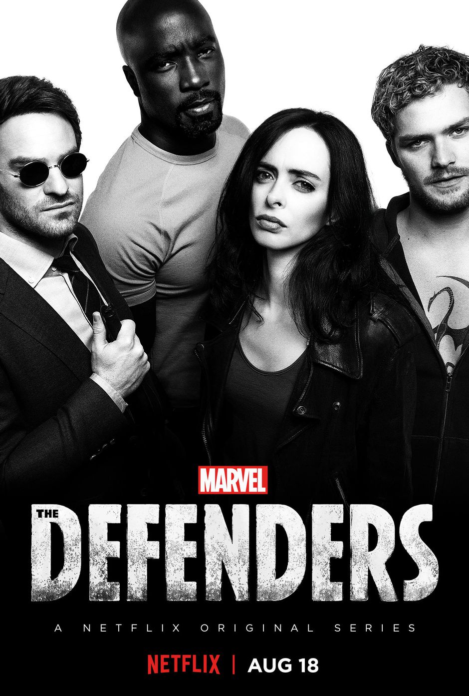 Defenders Daredevil, Jessica Jones, Luke Cage And Iron Fist Poster Art Wallpapers