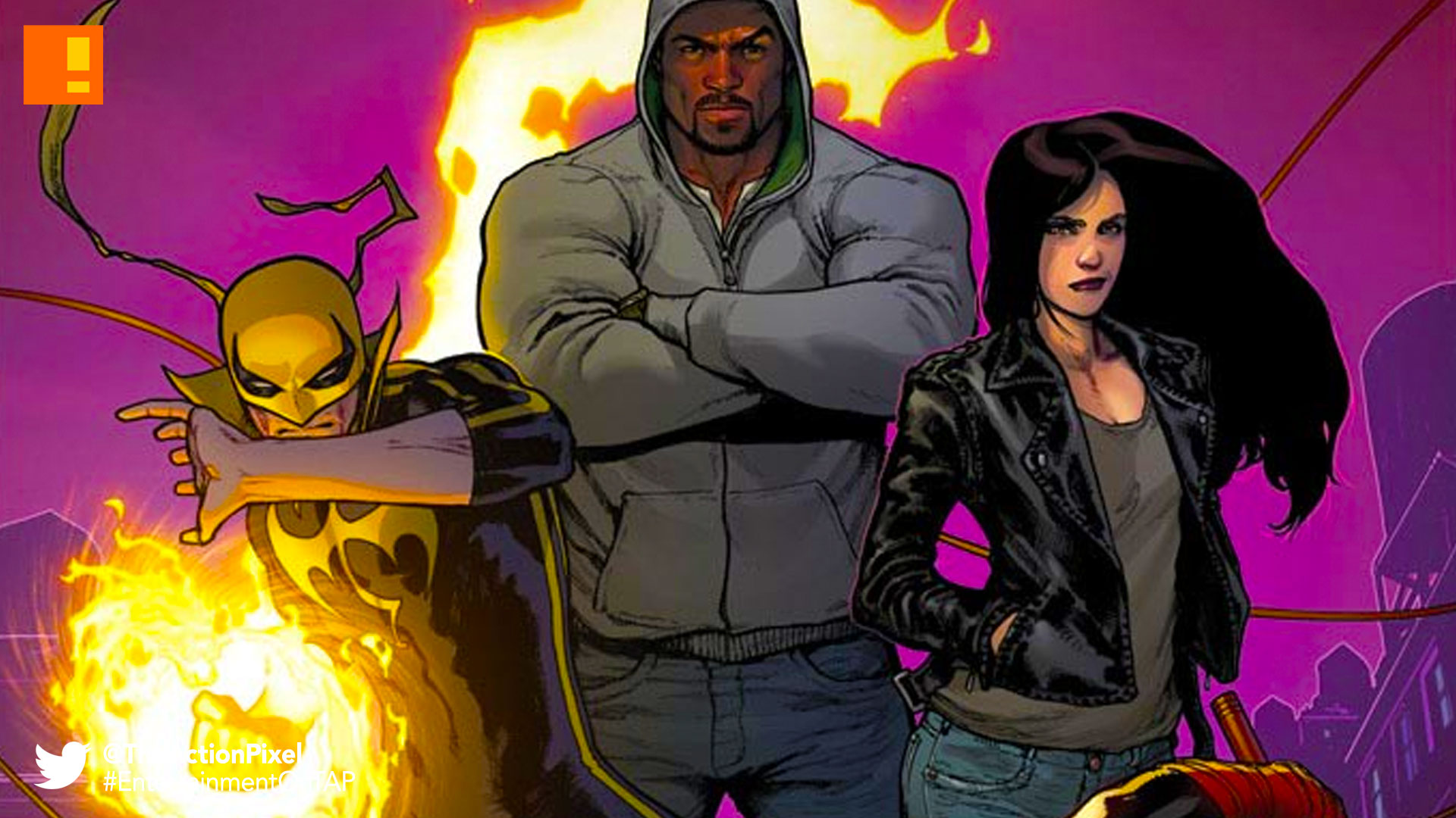 Defenders Daredevil, Jessica Jones, Luke Cage And Iron Fist Poster Art Wallpapers