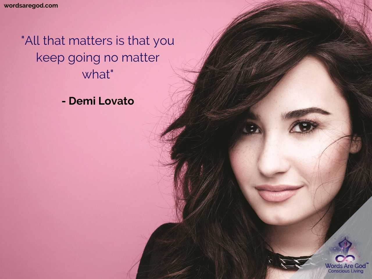 Demi Lovato Quotes Wallpapers