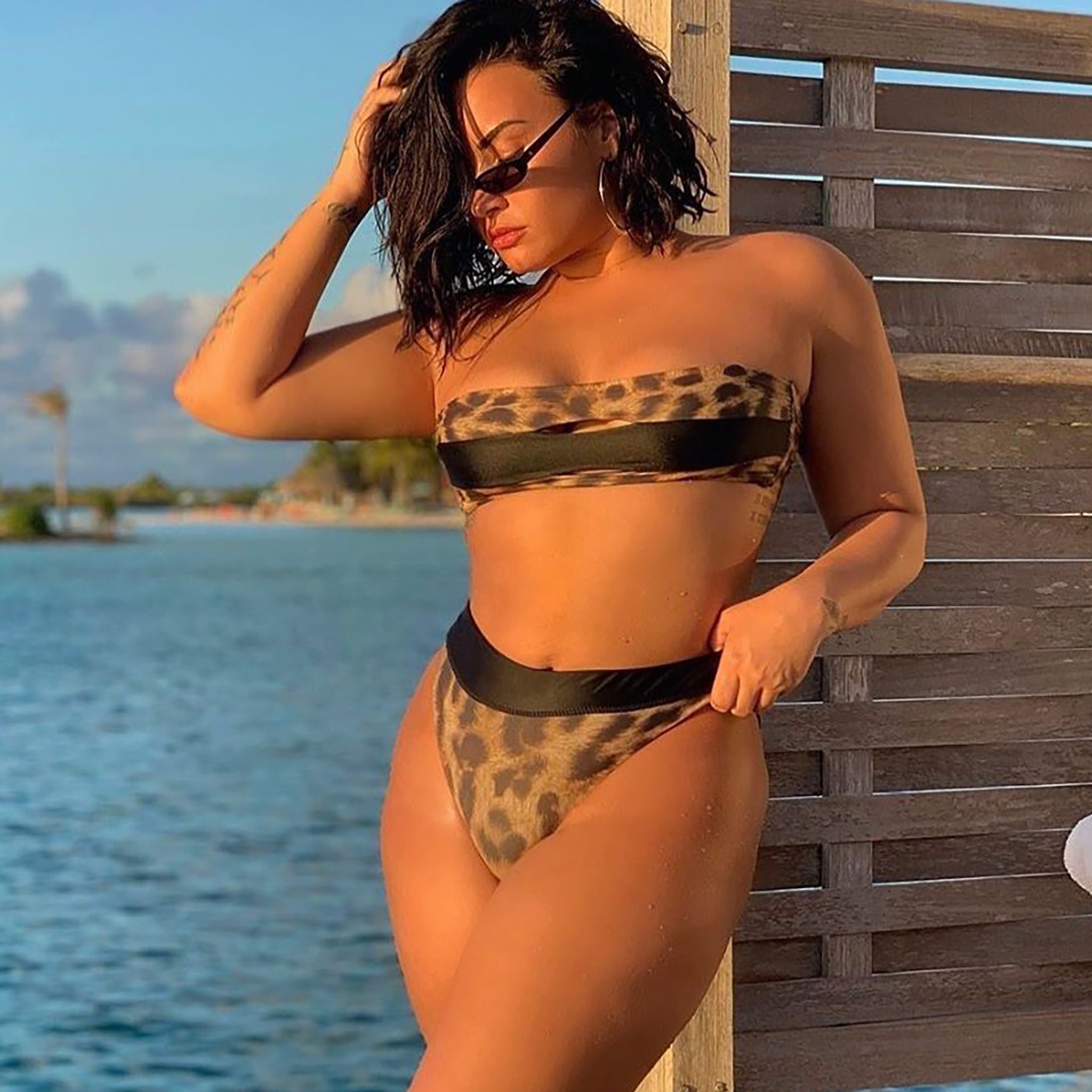 Demi Lovato Swimsuit Wallpapers