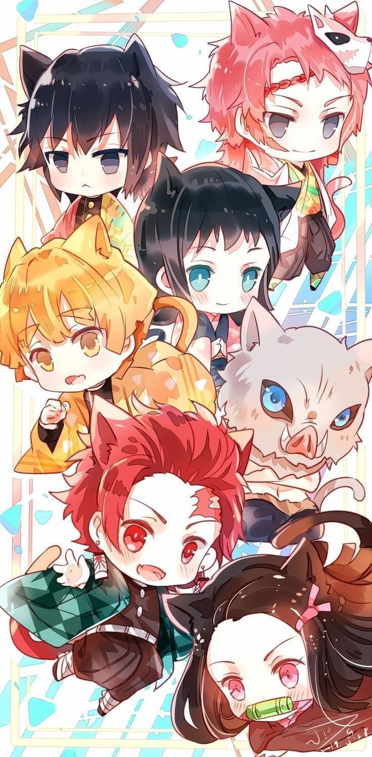 Demon Slayer Chibi Wallpapers