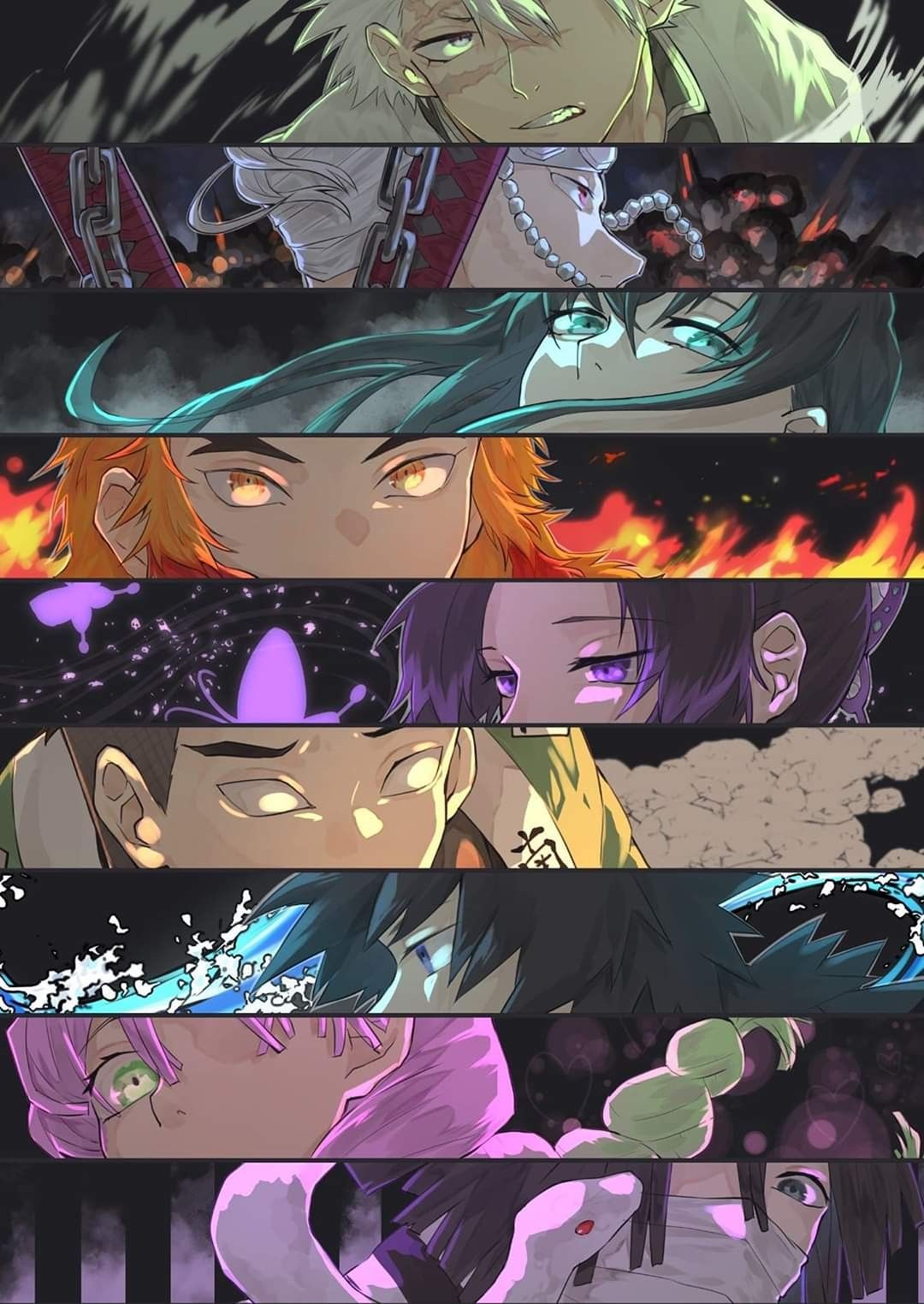 Demon Slayer Pillars Wallpapers