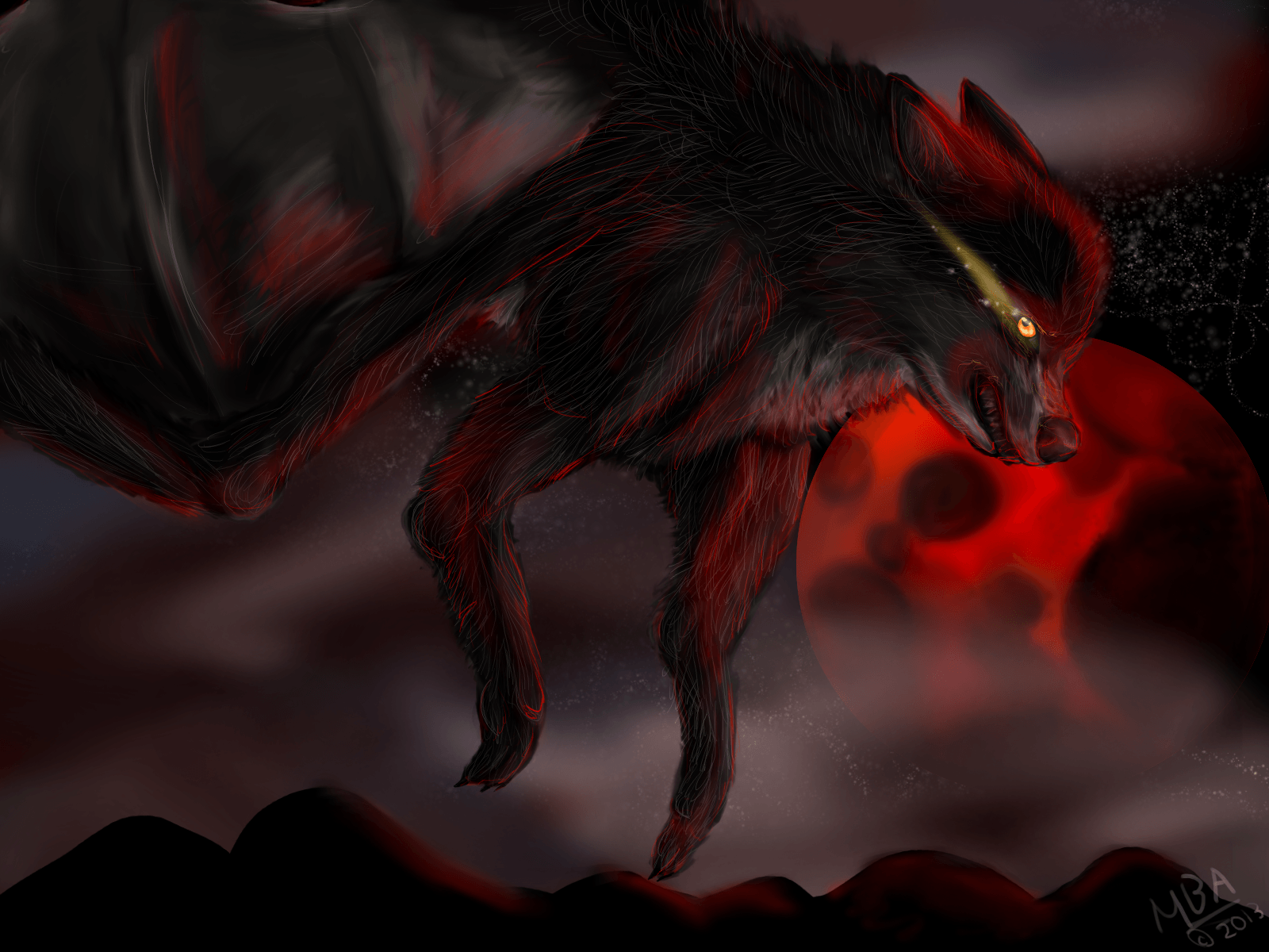 Demon Wolf
 Wallpapers