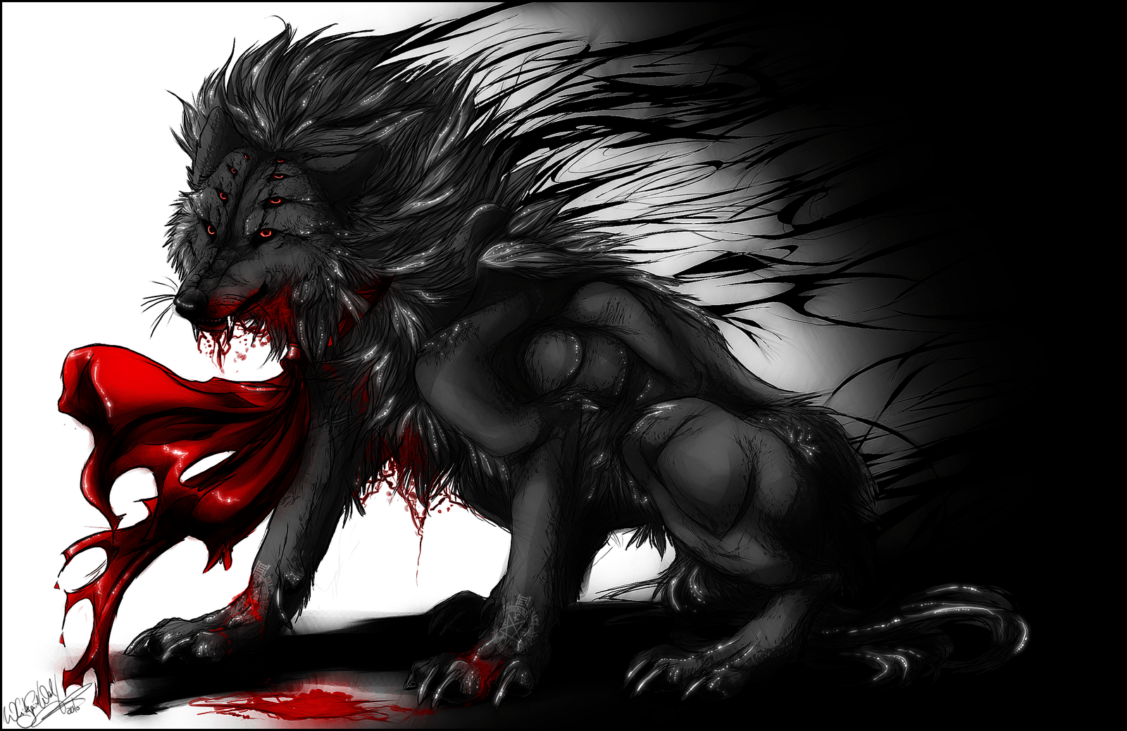 Demon Wolf
 Wallpapers