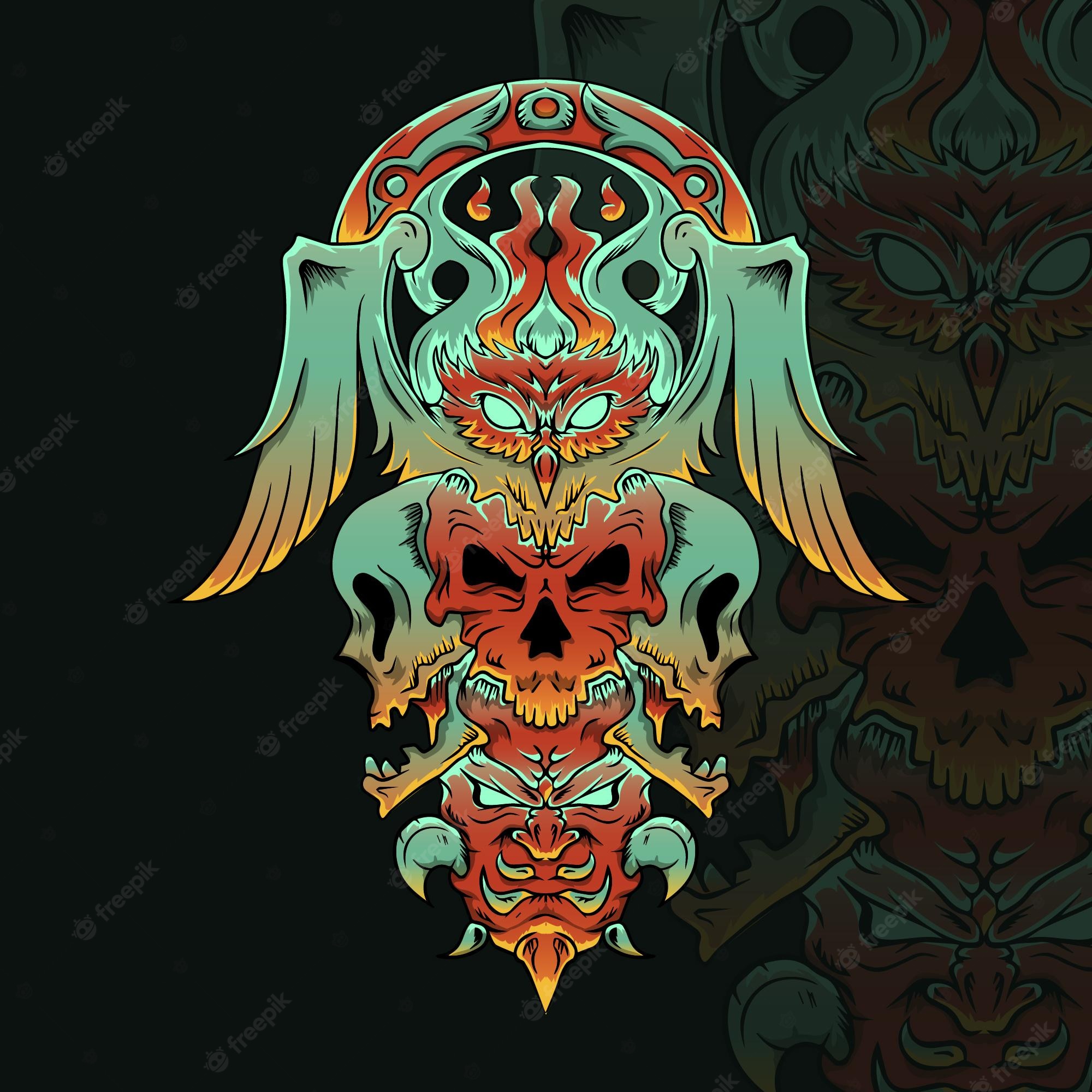 Demonic Evil Owl Wallpapers