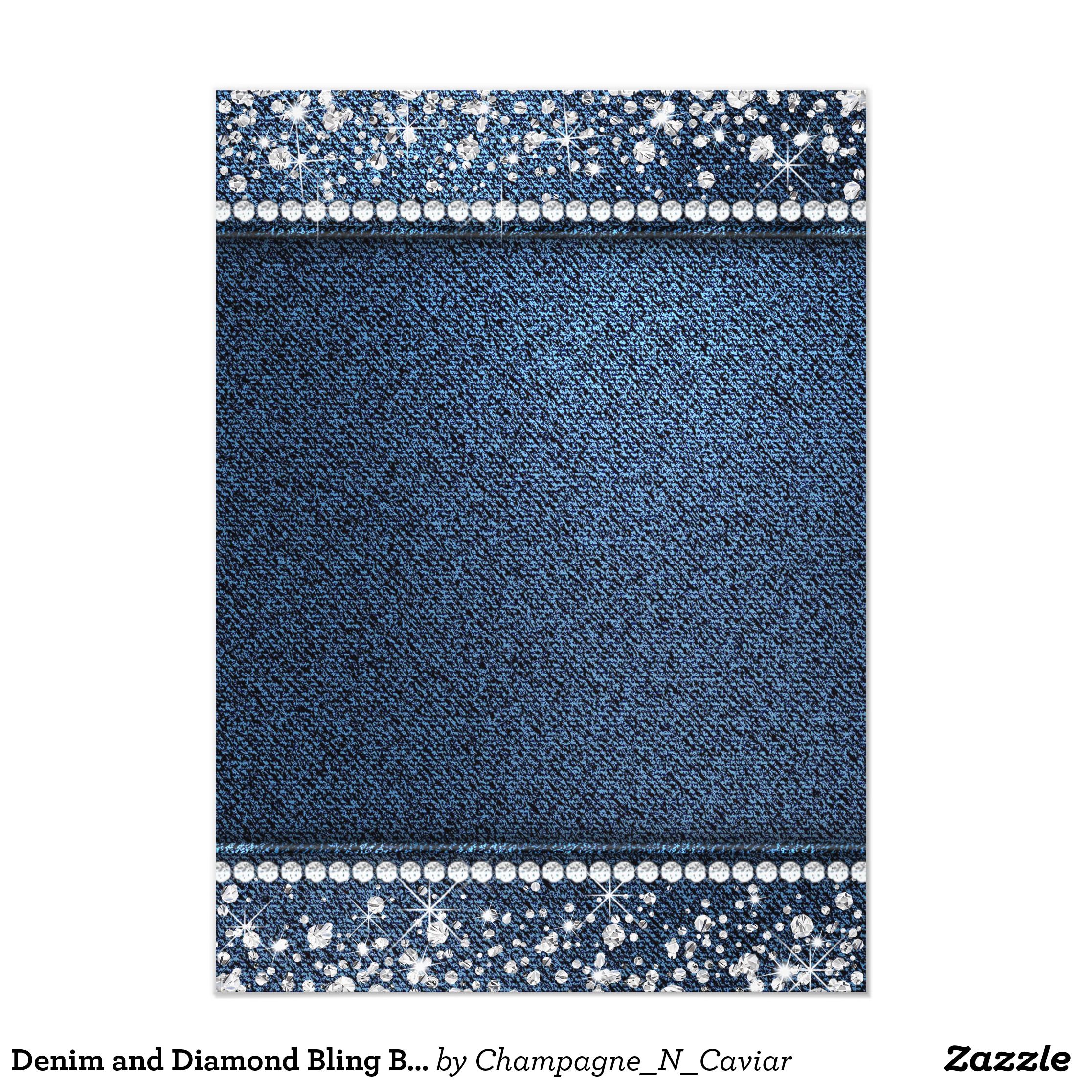 Denim And Diamonds Background