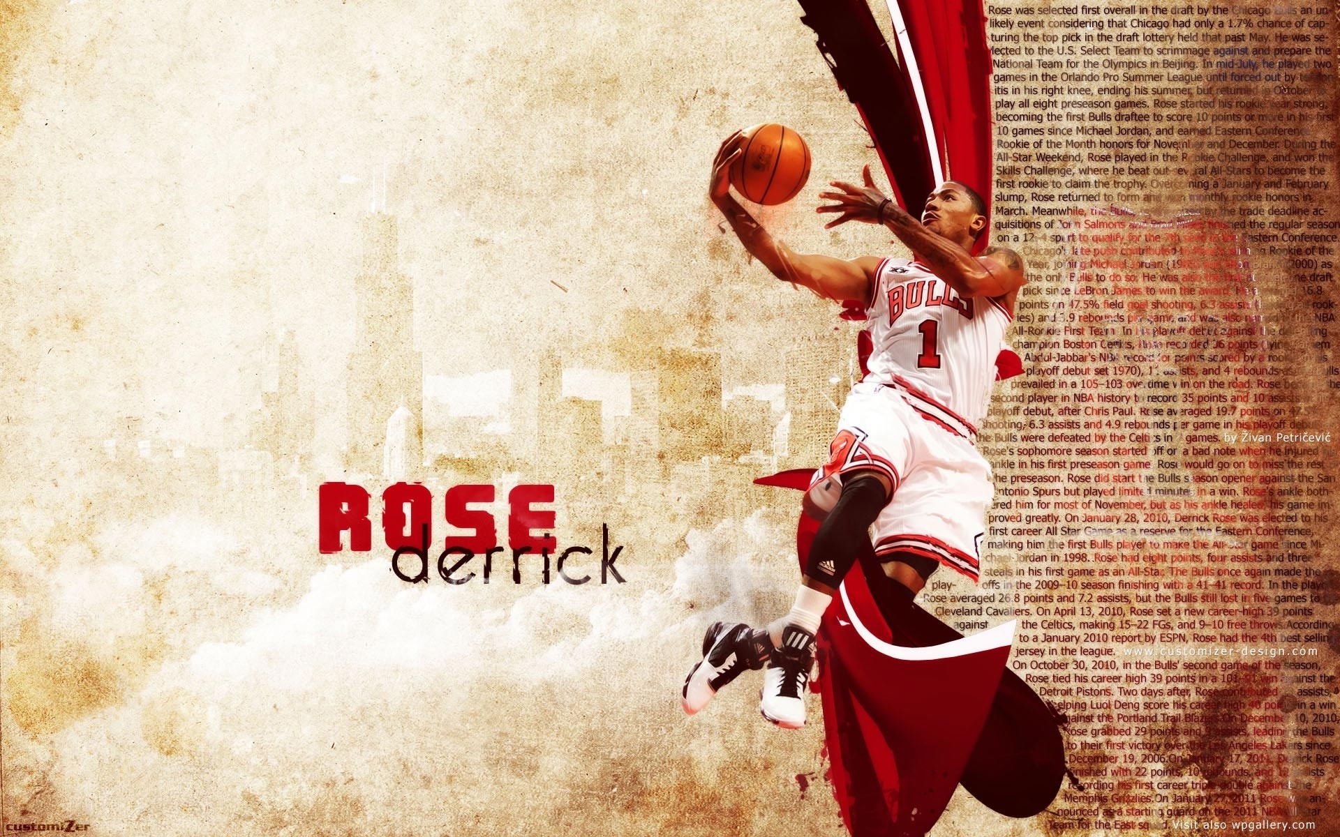 Derrick Rose Chicago Bulls Wallpapers