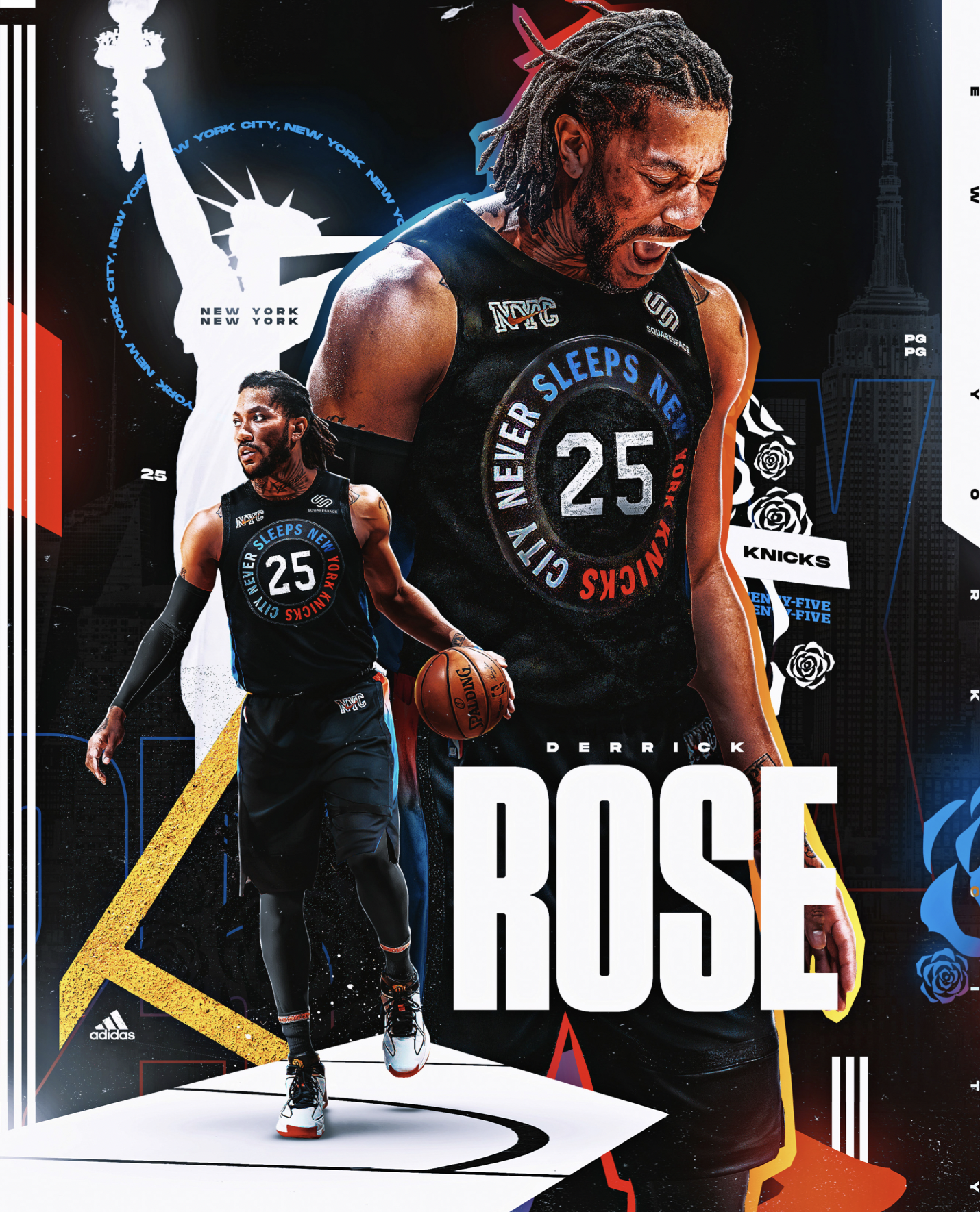 Derrick Rose Knicks Wallpapers