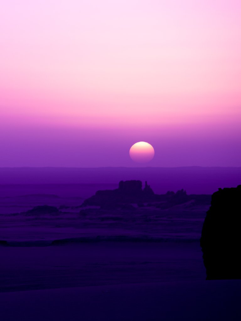 Desert Tassili Sunrise Algeria Wallpapers