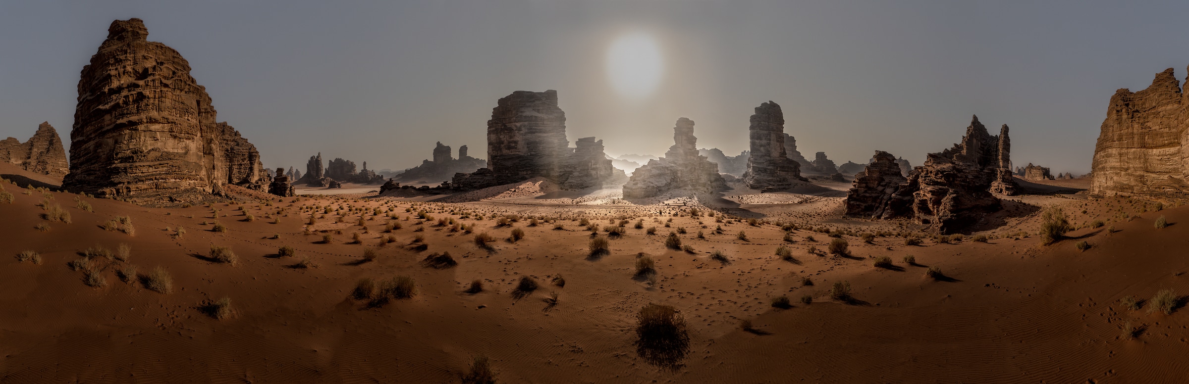 Desert Tassili Sunrise Algeria Wallpapers