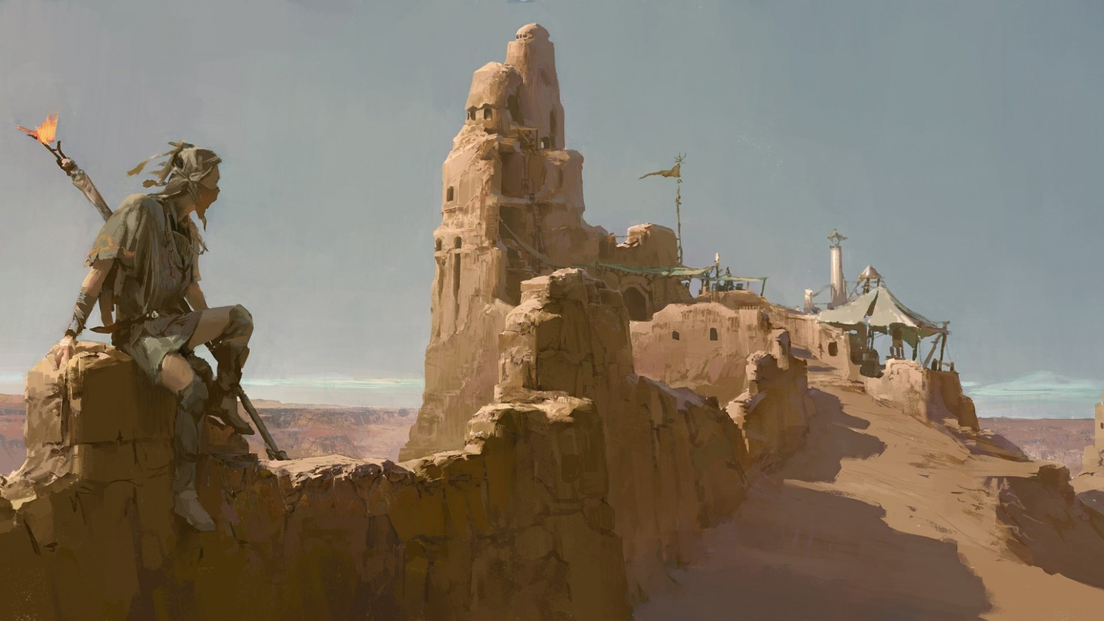 Desert Towers Cool Wallpapers