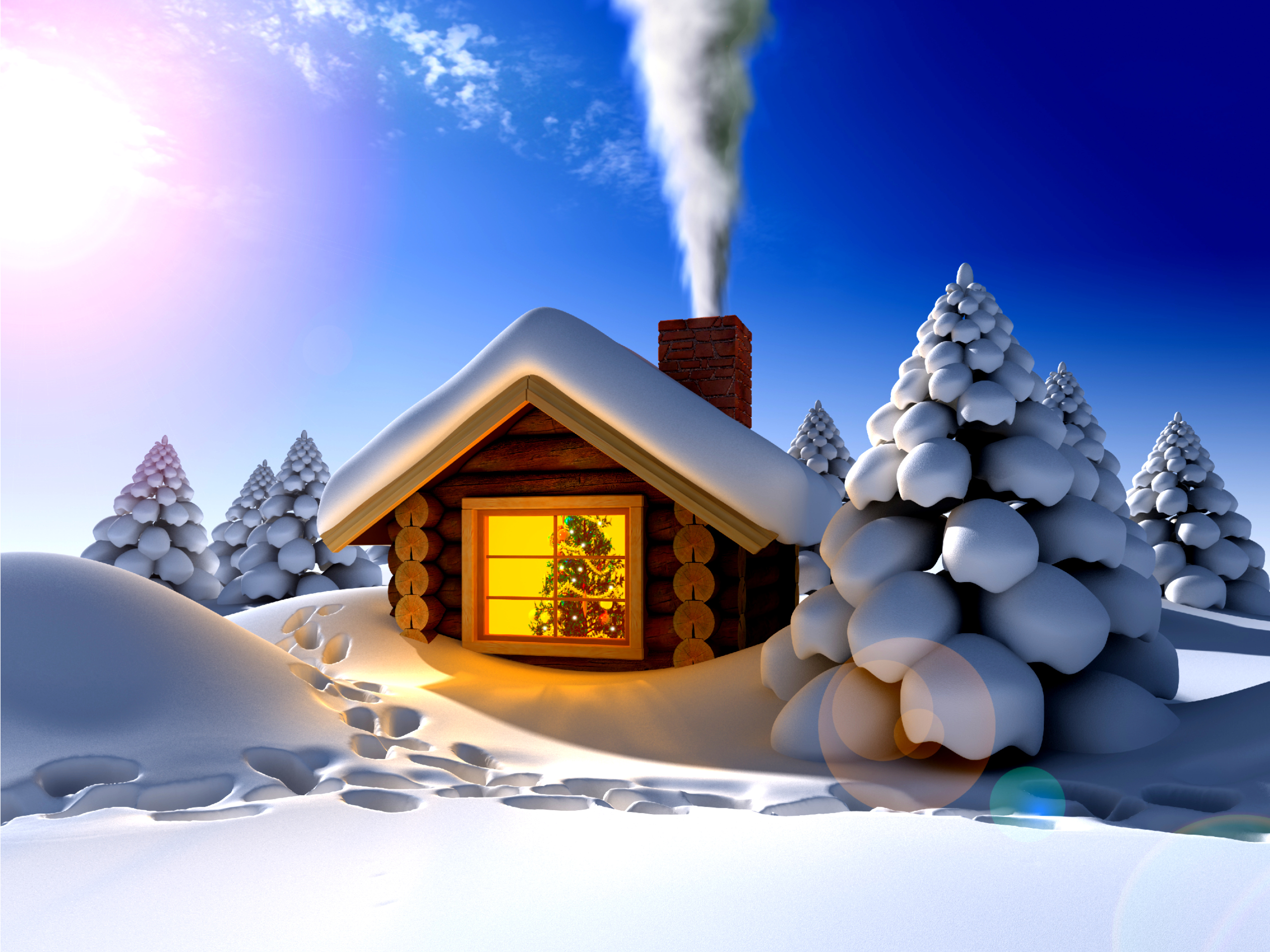 Desktop Backgrounds Winter Christmas