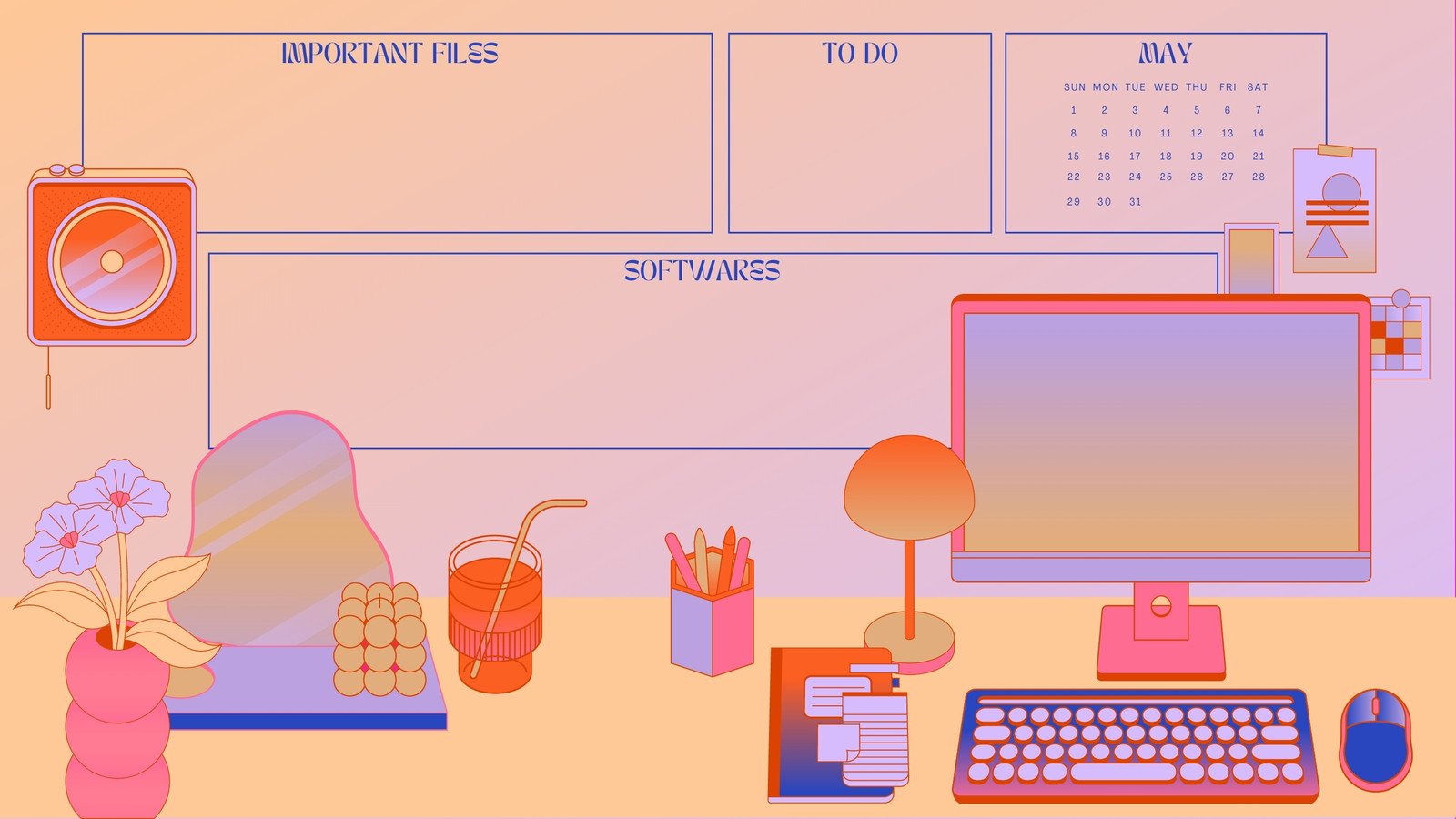 Desktop Organizer Wallpapers