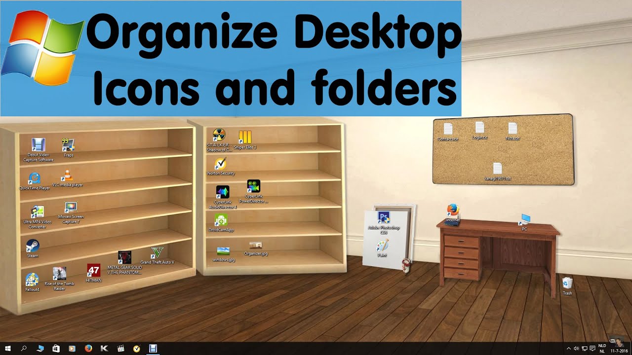 Desktop Organizer Wallpapers