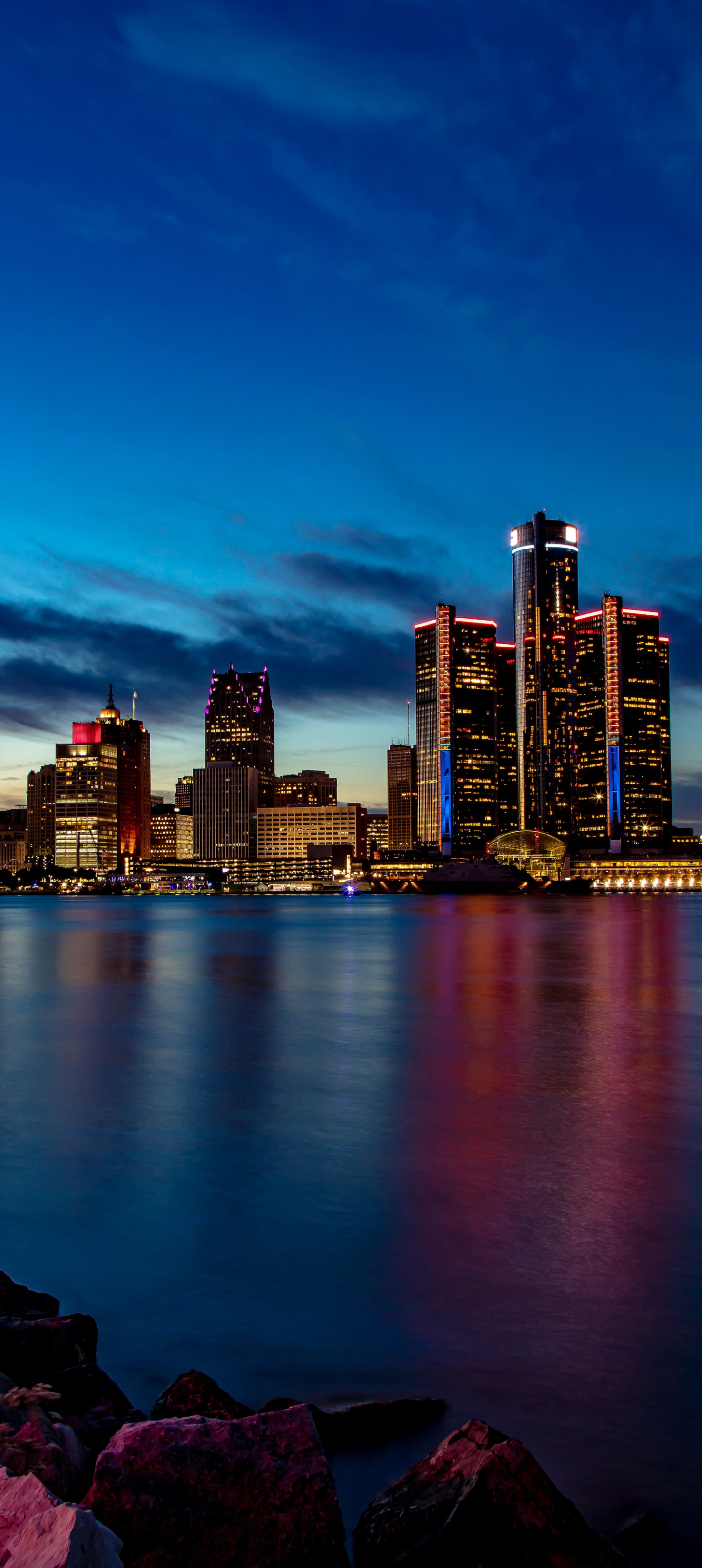 Detroit Skyline Wallpapers