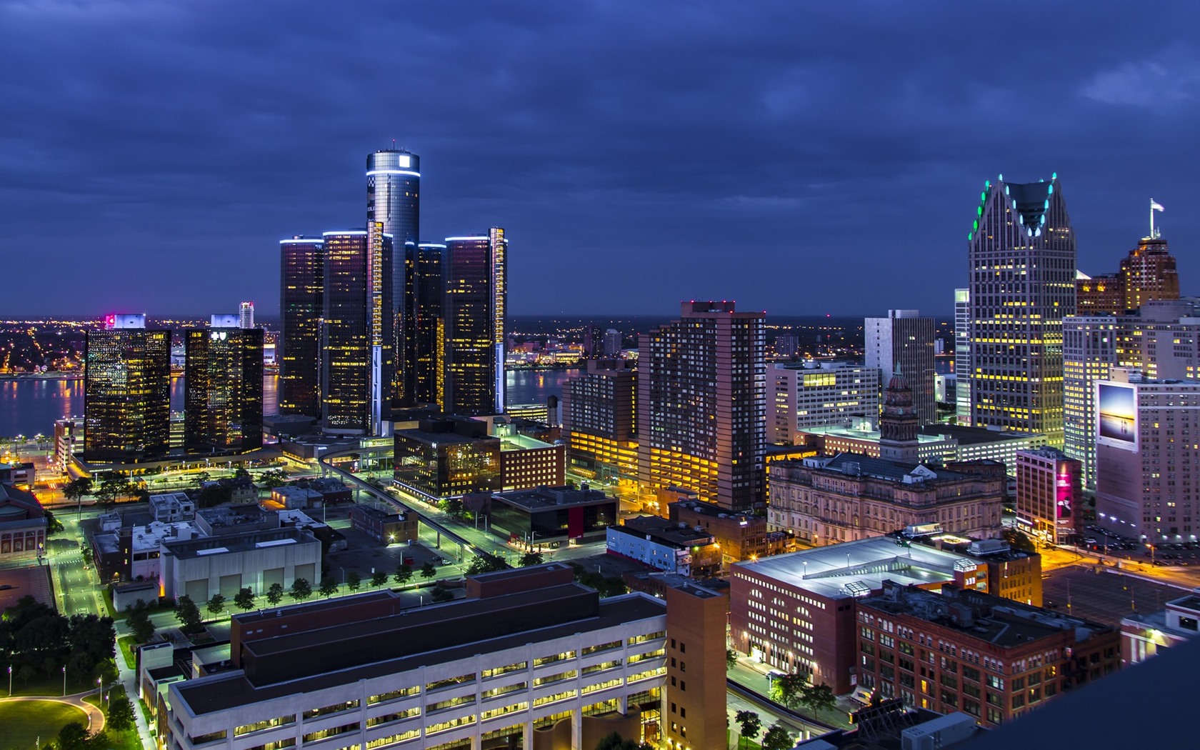 Detroit Skyline Wallpapers