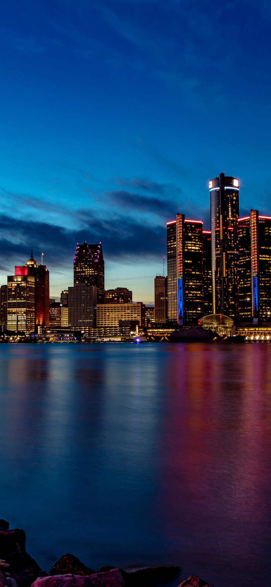 Detroit Skyline Wallpapers