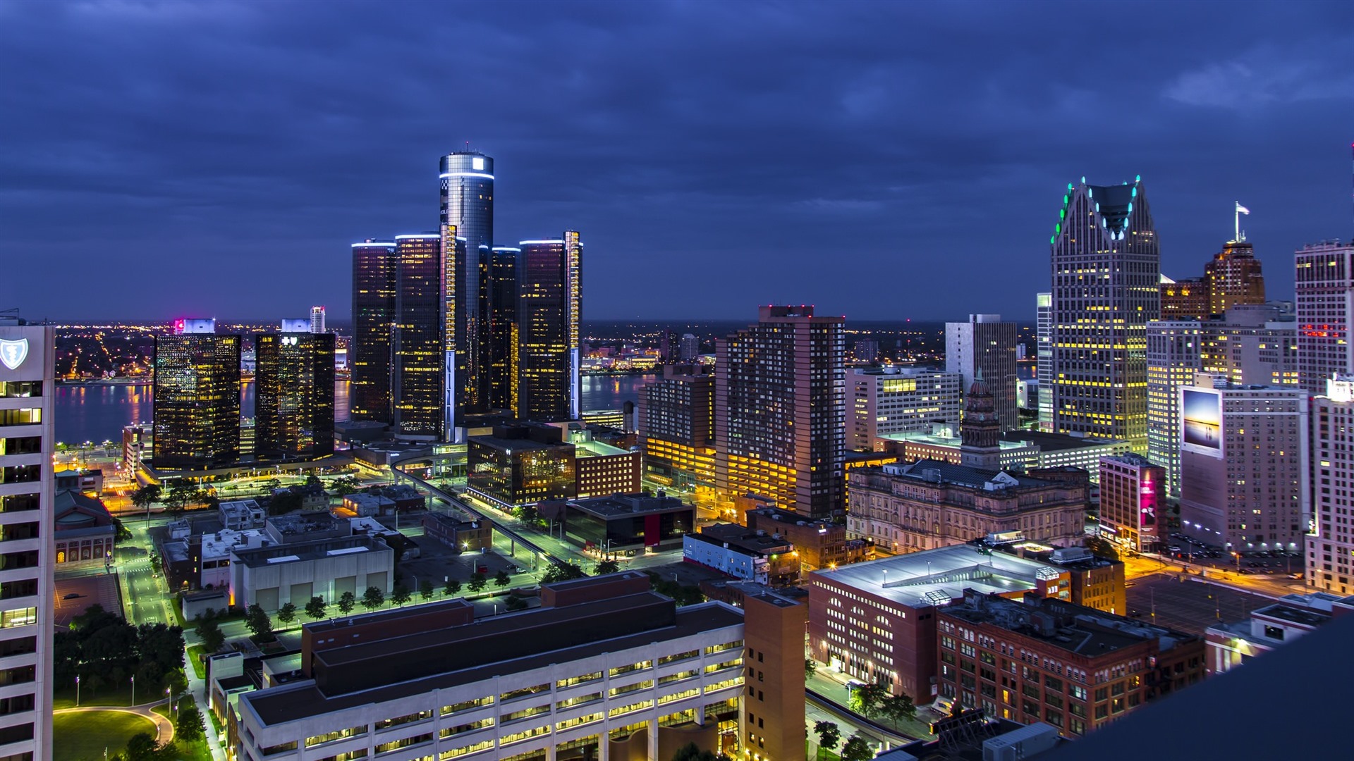 Detroit Skyline Wallpapers