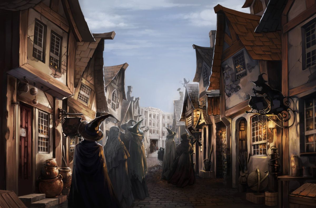 Diagon Alley Art Wallpapers