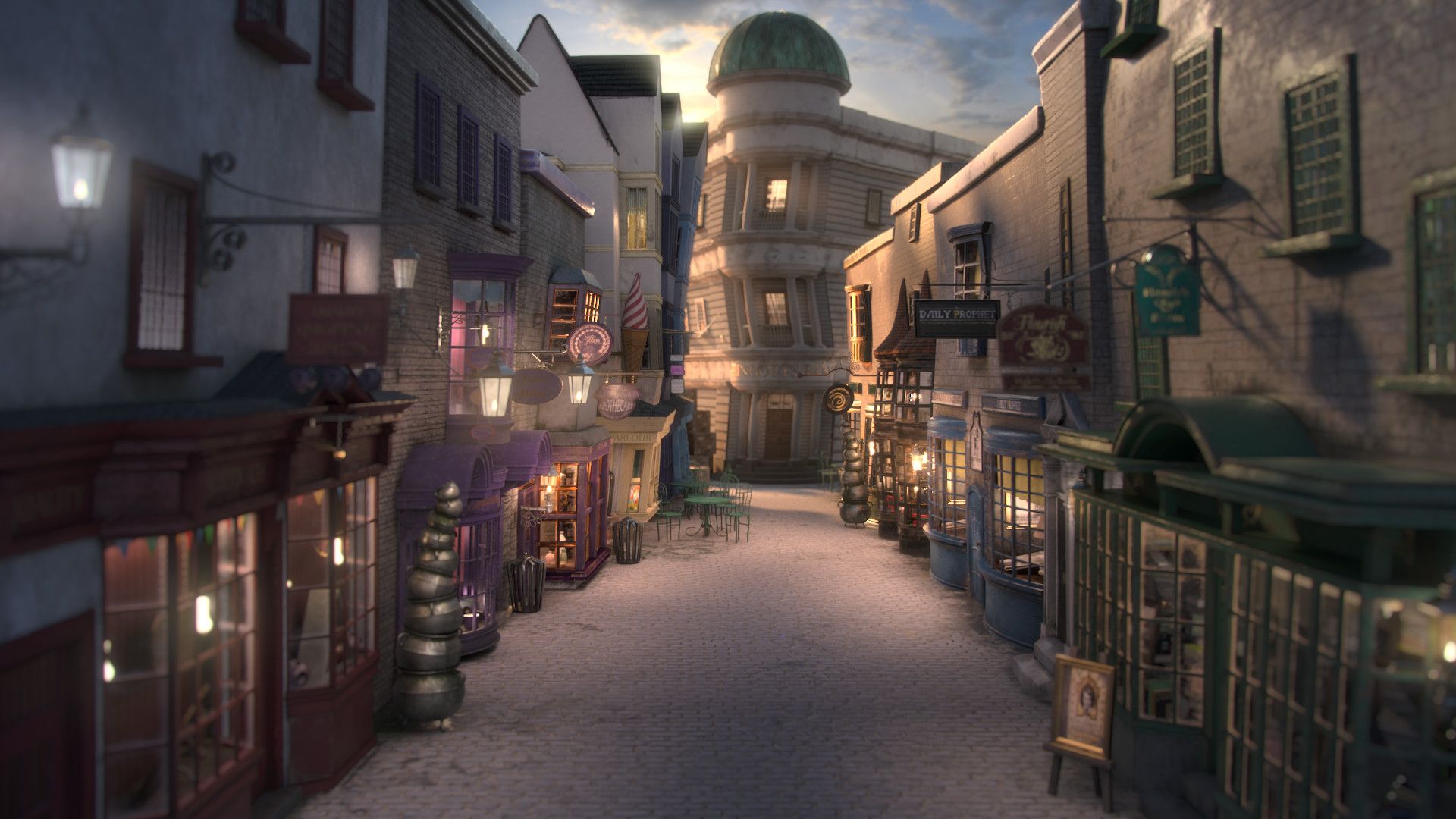 Diagon Alley Art Wallpapers