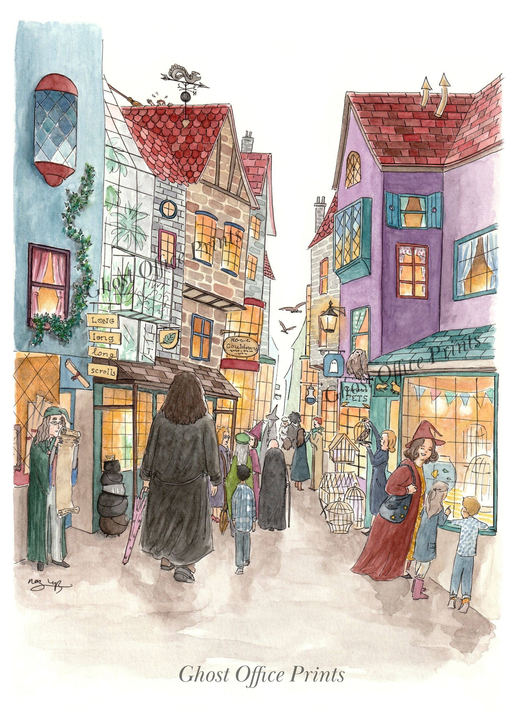 Diagon Alley Art Wallpapers