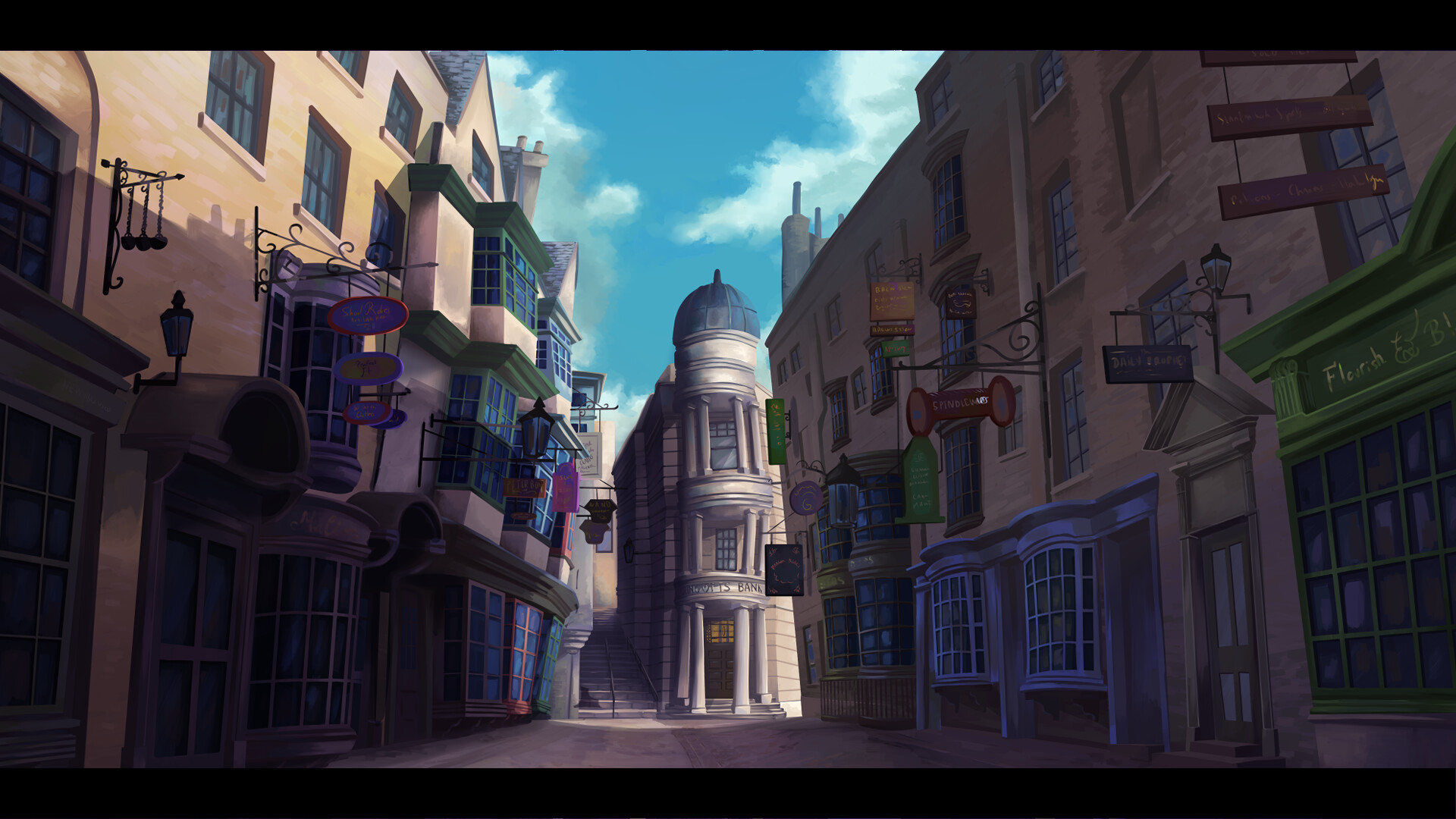 Diagon Alley Art Wallpapers